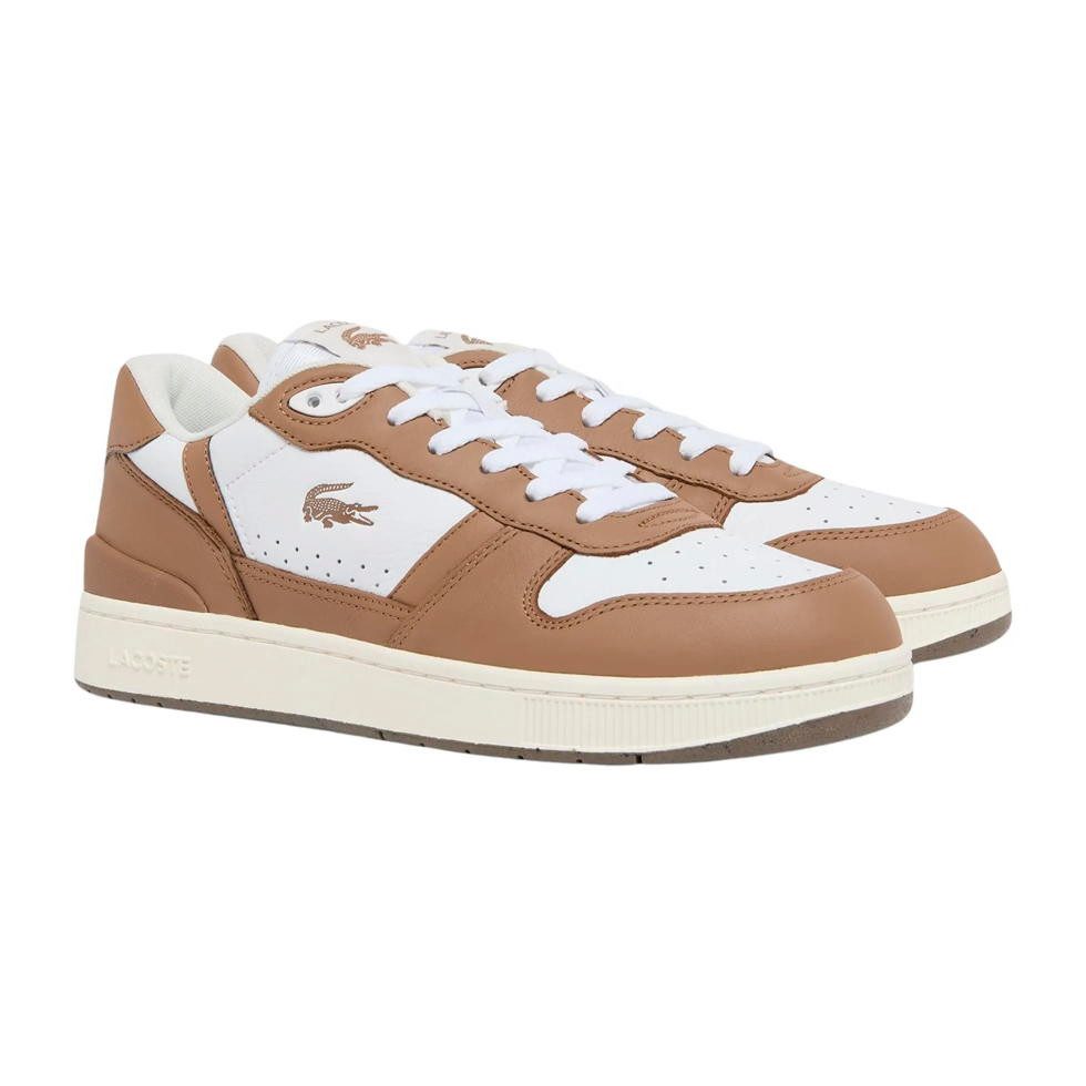Lacoste T-Clip Set Leder Sneakers Herren Schuhe Sneaker