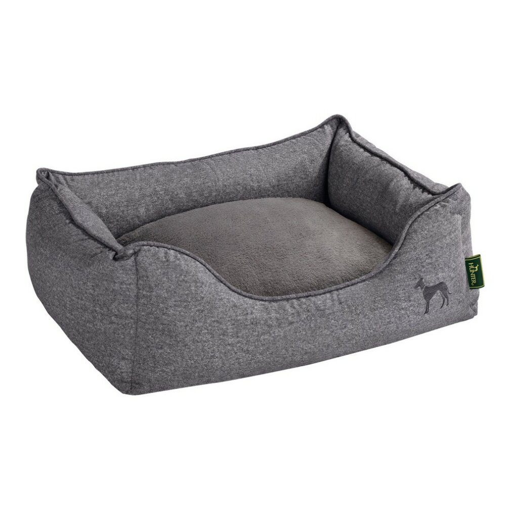 Hunter Tierbett Hundesofa BOSTON Grau (80 x 60 cm)