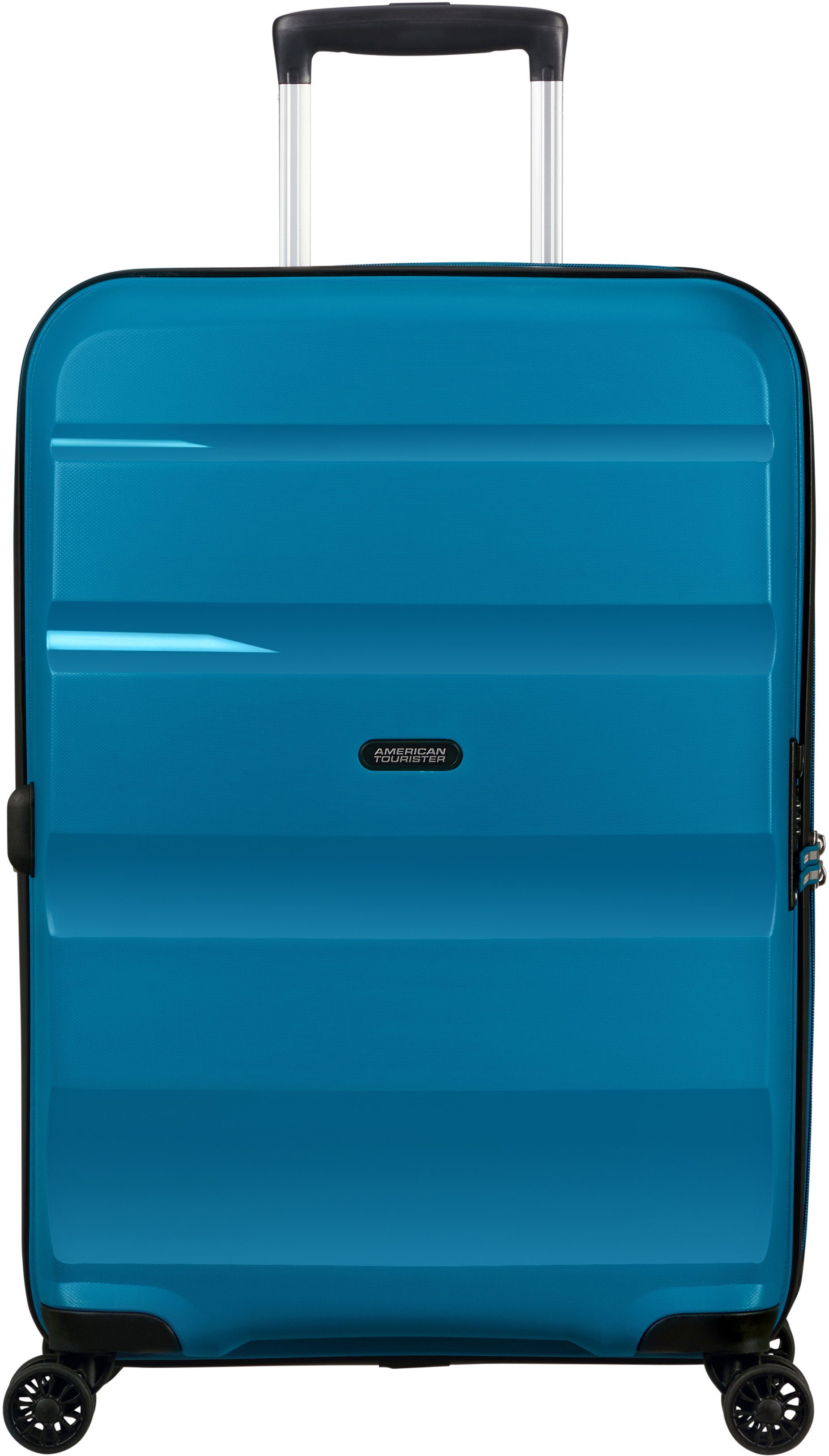 66 Seaport Volumenerweiterung Blue Bon cm, Air Tourister® 4 Hartschalen-Trolley DLX, mit American Rollen,