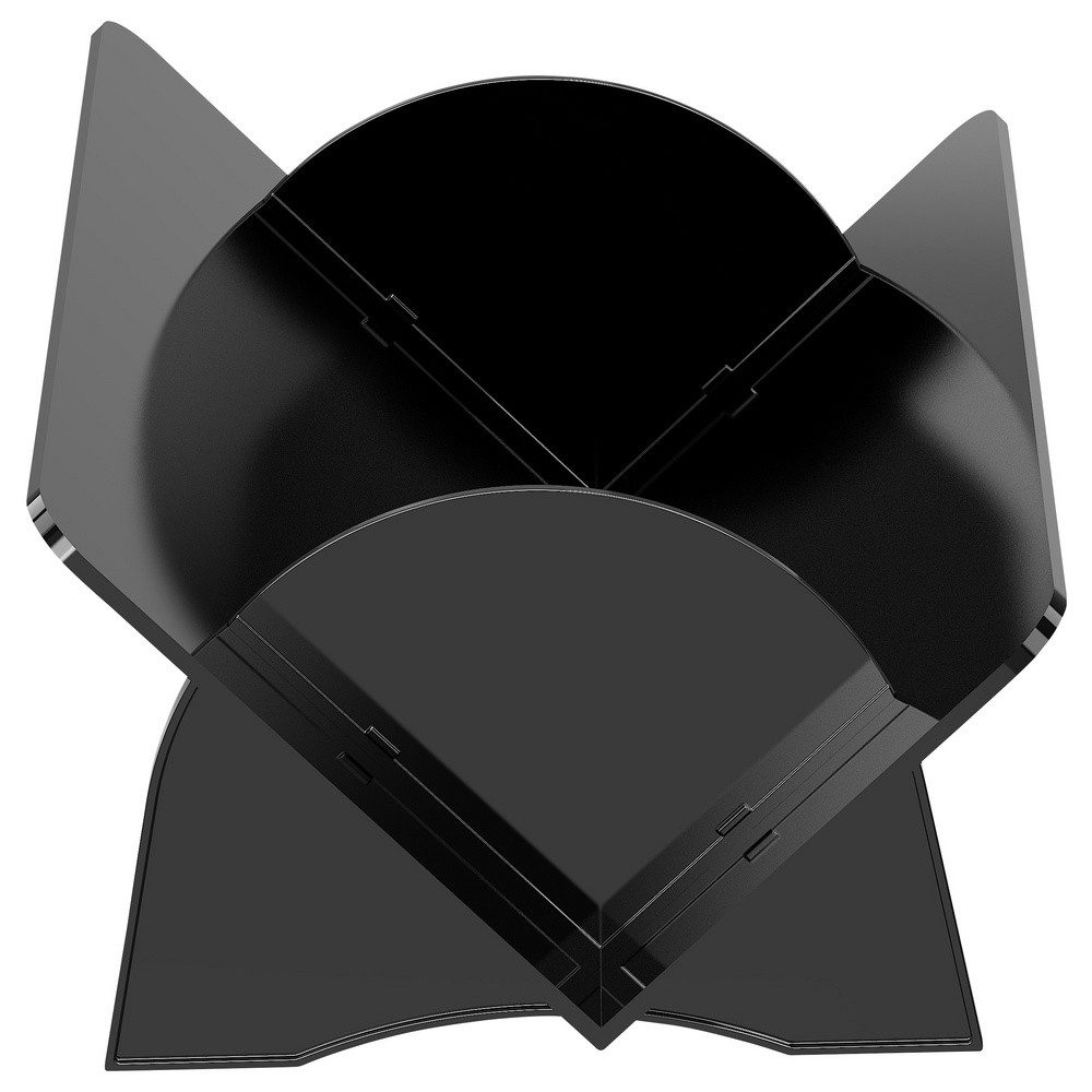 Elevar CD-Hülle Elevar CD Rack 22 CDs/DVDs/Blu-rays PET Schwarz 1 St. (B x H x T) 310