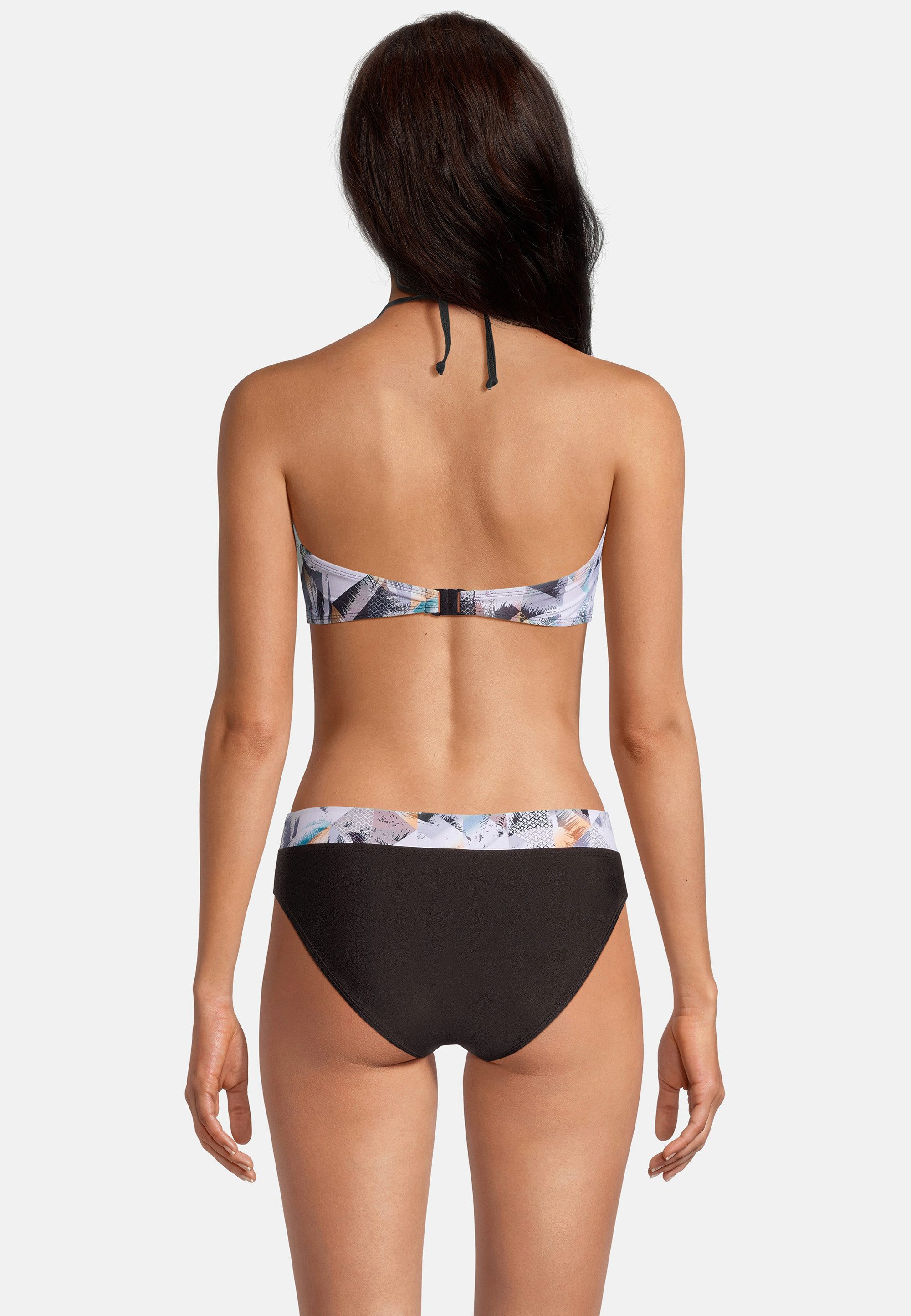Beco Beermann Triangel-Bikini-Top Heavenly Palms (2-St), mit Wickeloptik und Umschlagbund