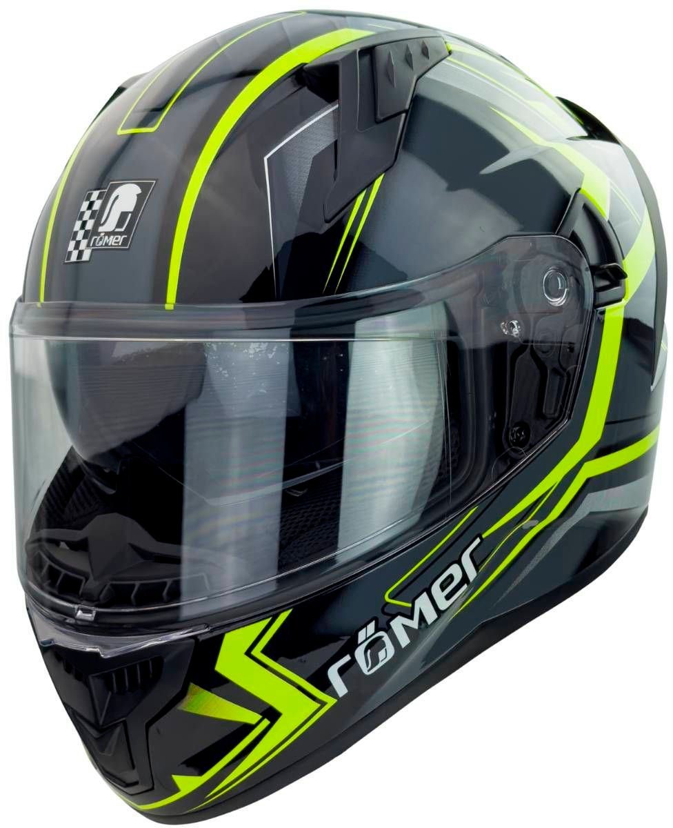 RÖMER HELME Motorradhelm Integralhelm Eifel, mit integriertem Sonnenvisier