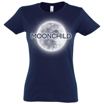 Youth Designz Print-Shirt Moonchild Damen T-Shirt mit lustigen Logo für Damen