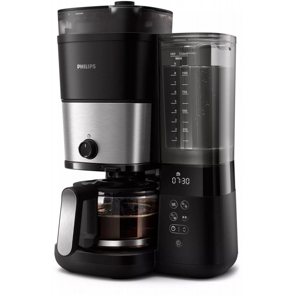 Philips Filterkaffeemaschine HD7900/01, Integrierte Kaffeemühle