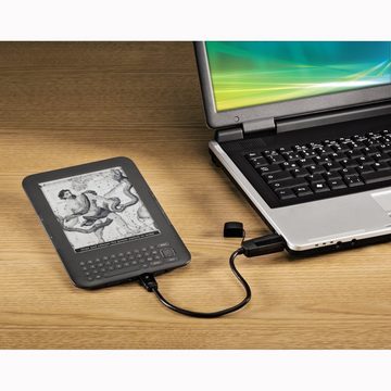 Hama 2in1 LED-Licht für eBook Reader Tablet-Kabel, Flexibel