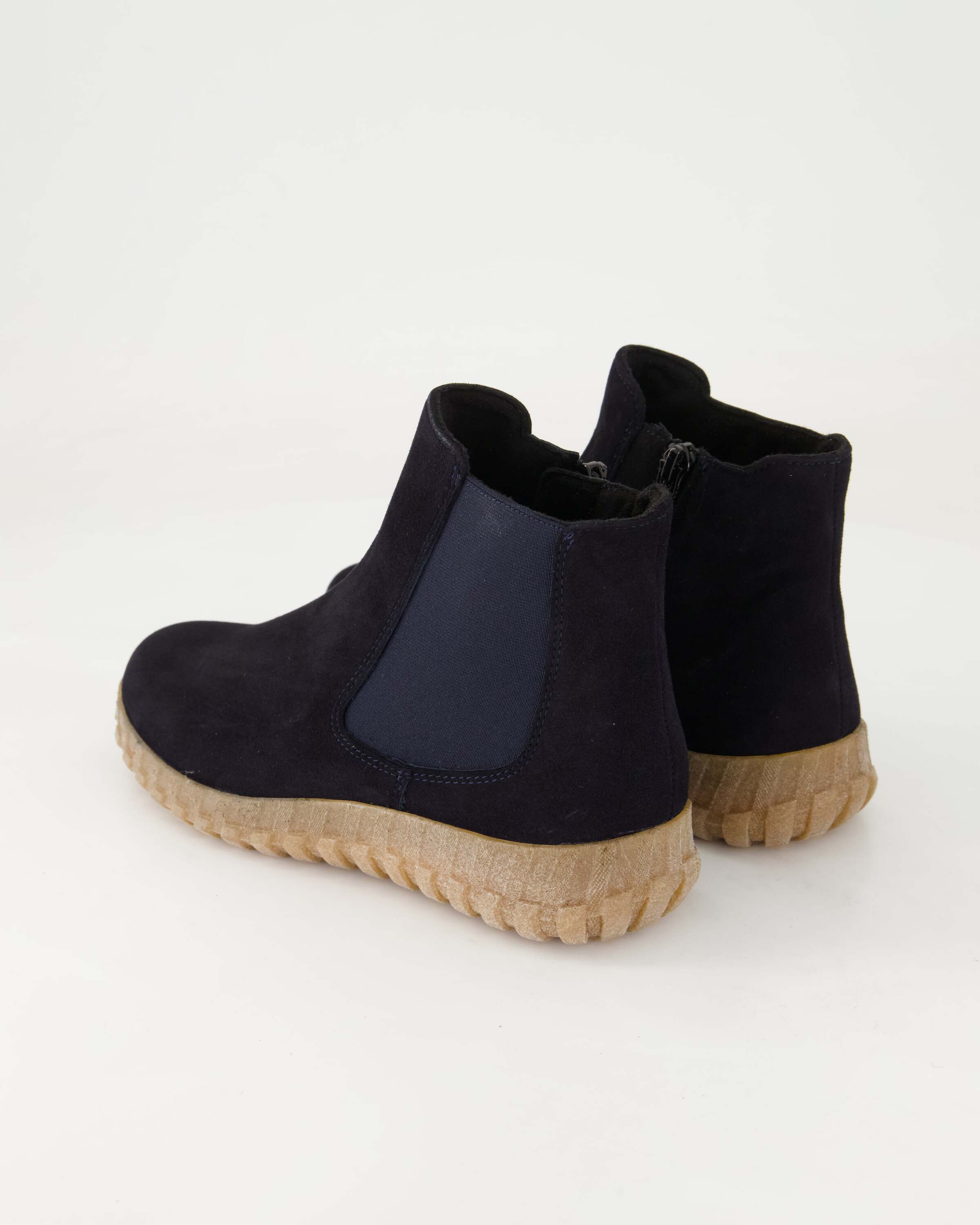 Semler Samt-Chevro Chelseaboots Obermaterial: Leder
