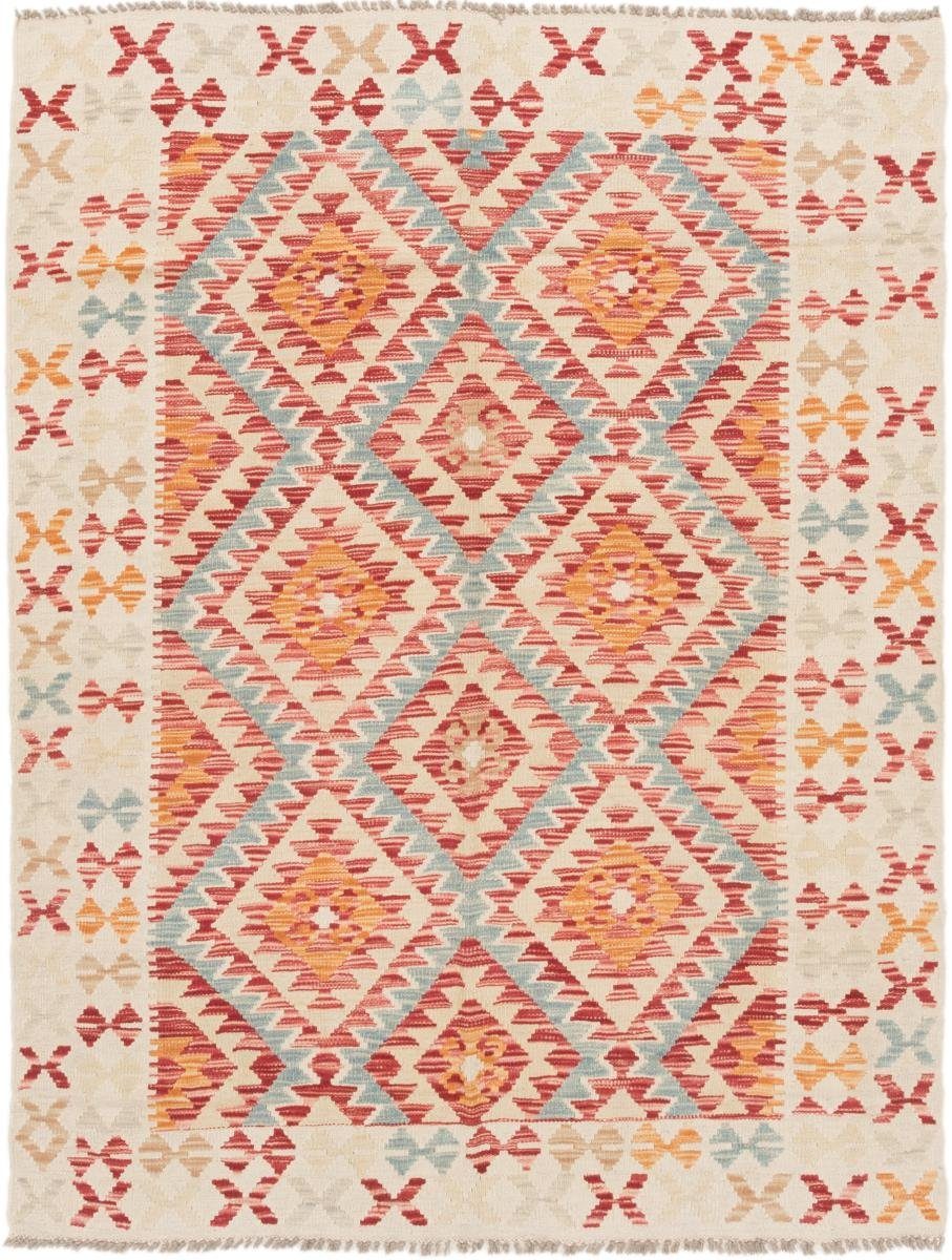Orientteppich, Afghan Handgewebter rechteckig, Nain 3 149x190 mm Höhe: Trading, Kelim Orientteppich