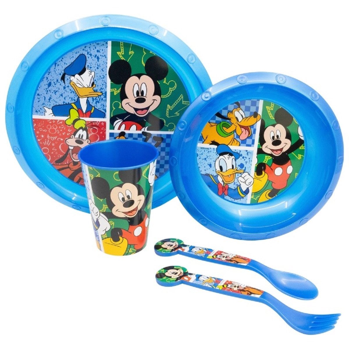 Disney Mickey Mouse Детская посуда-Set 5-teiliges Детская посуда Essensset für Kinder (5-tlg)