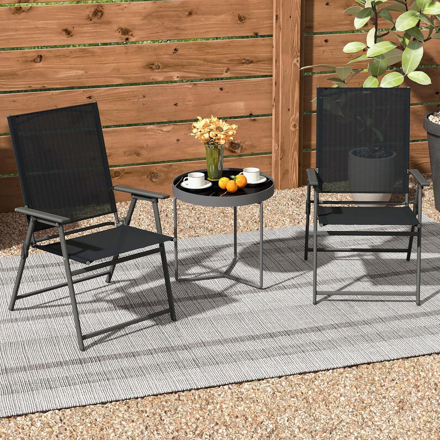 KOMFOTTEU Gartenstuhl Klappstuhl (Set, 2 St), günstig online kaufen