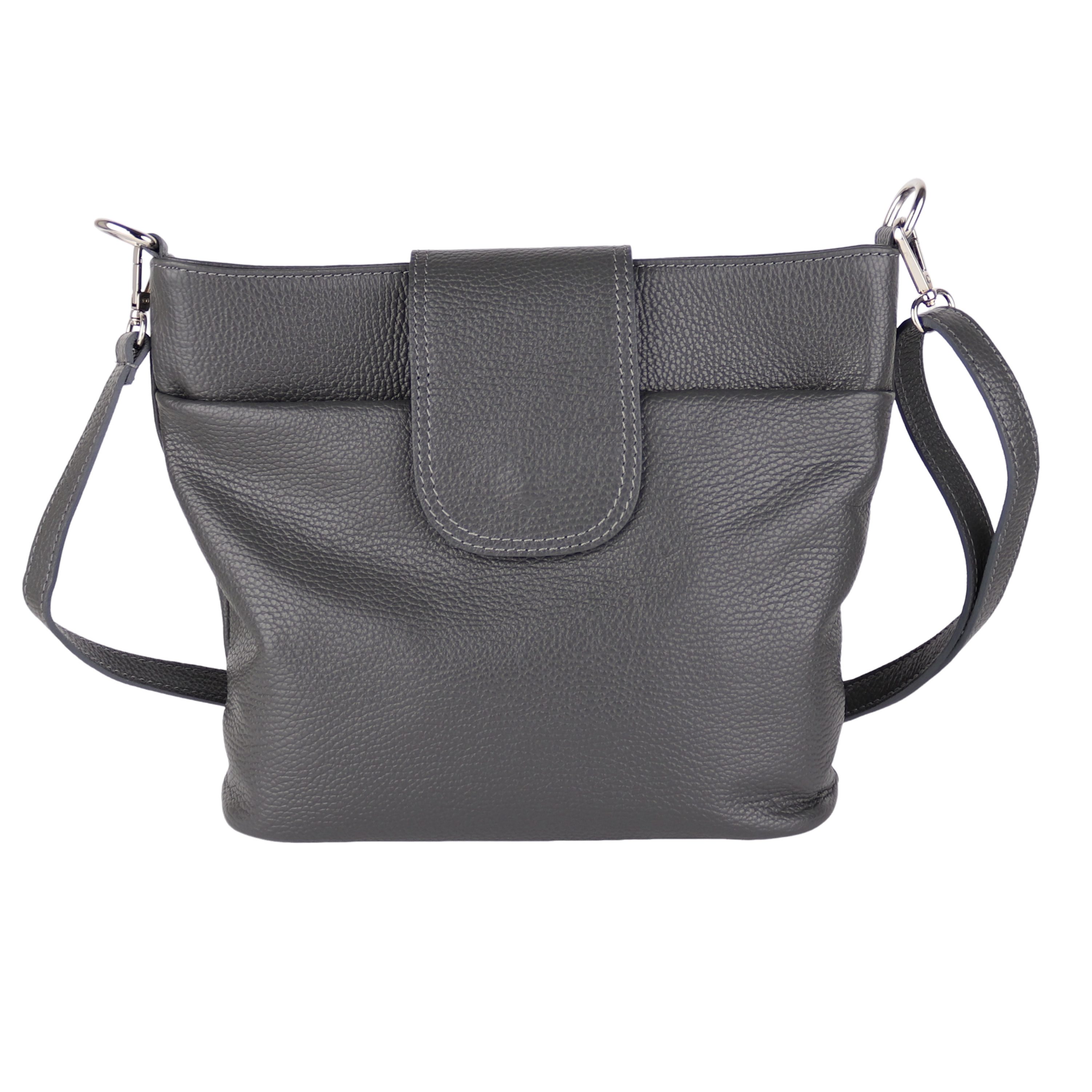 MIRROSI Damen Umhängetasche Echtleder - Made In Italy Crossbody Bag