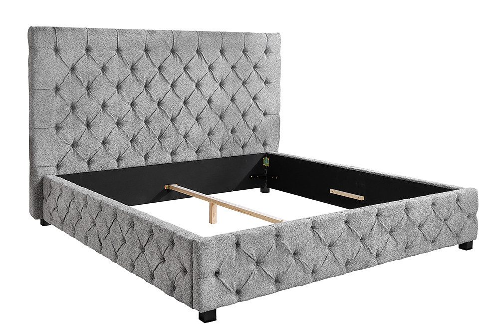 riess-ambiente Bett PARIS 180x200 cm grau günstig online kaufen
