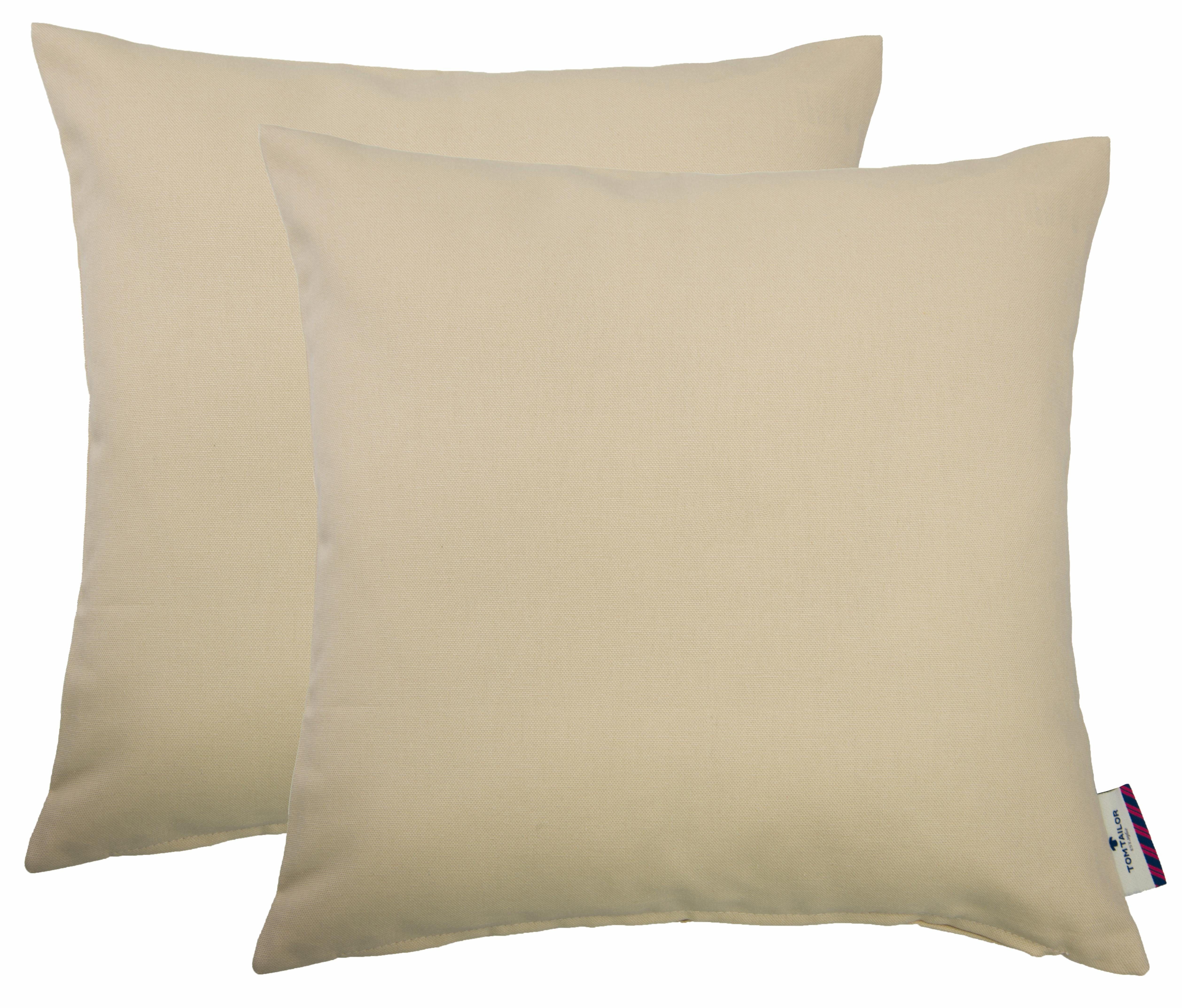 TOM TAILOR HOME Dekokissen Dove, unifarben, günstig online kaufen