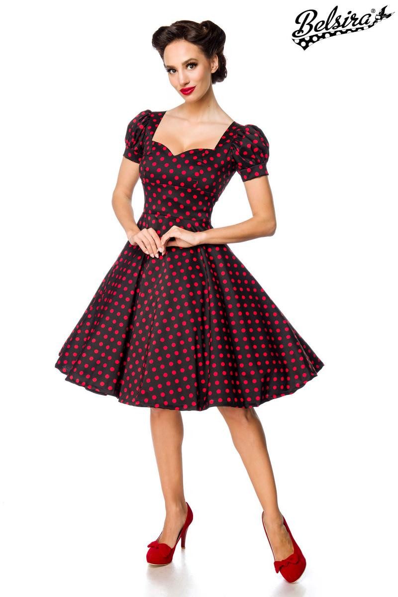Trachtenkleid Belsira - Kleid mit Puffärmeln - (2XL,3XL,4XL,L,M,S)