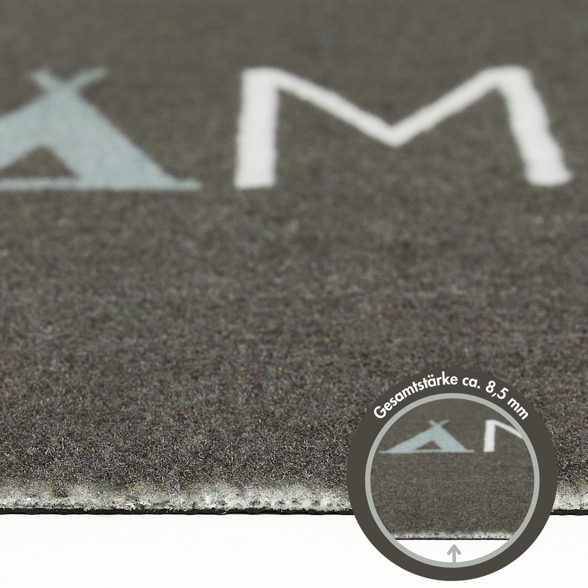 OTTO home Läufer Camping, rechteckig, Höhe: 8,5 mm, mit Schriftzug, ideal für Camper & Wohnwagen, In- und Outdoor geeignet