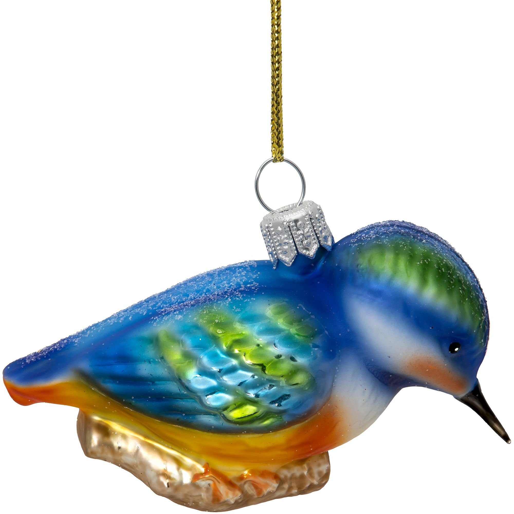 SIKORA Fliegenpilz Christbaumschmuck – Mundgeblasene Glasfigur, Handbemalt, Mit Metallclip, Ca. 5,5 Cm Hoch