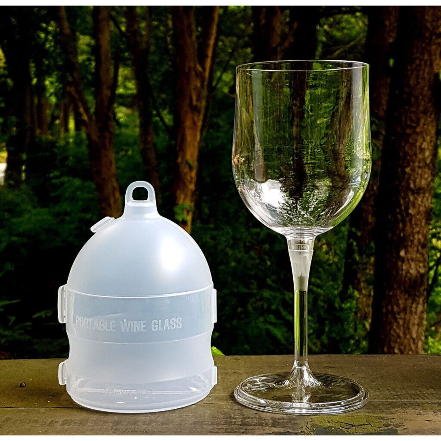 Winkee Weinglas To-go Weinglas mit Aufbewahrungsbox