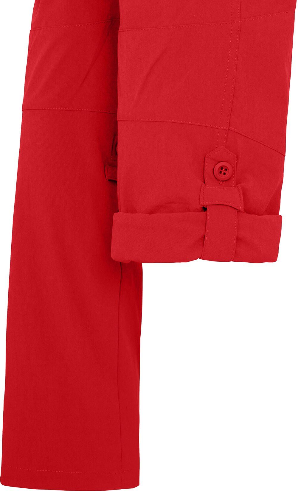 Bergson Outdoorhose HYDRYS Damen Wanderhose, vielseitig, pflegeleicht, Normalgrößen, salsa rot