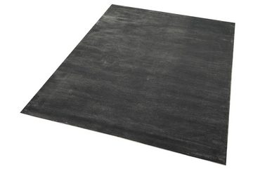 Teppich Teppich modern Kurzflor Teppich Designerteppich uni anthrazit, Teppich-Traum, rechteckig, Höhe: 1.3 mm