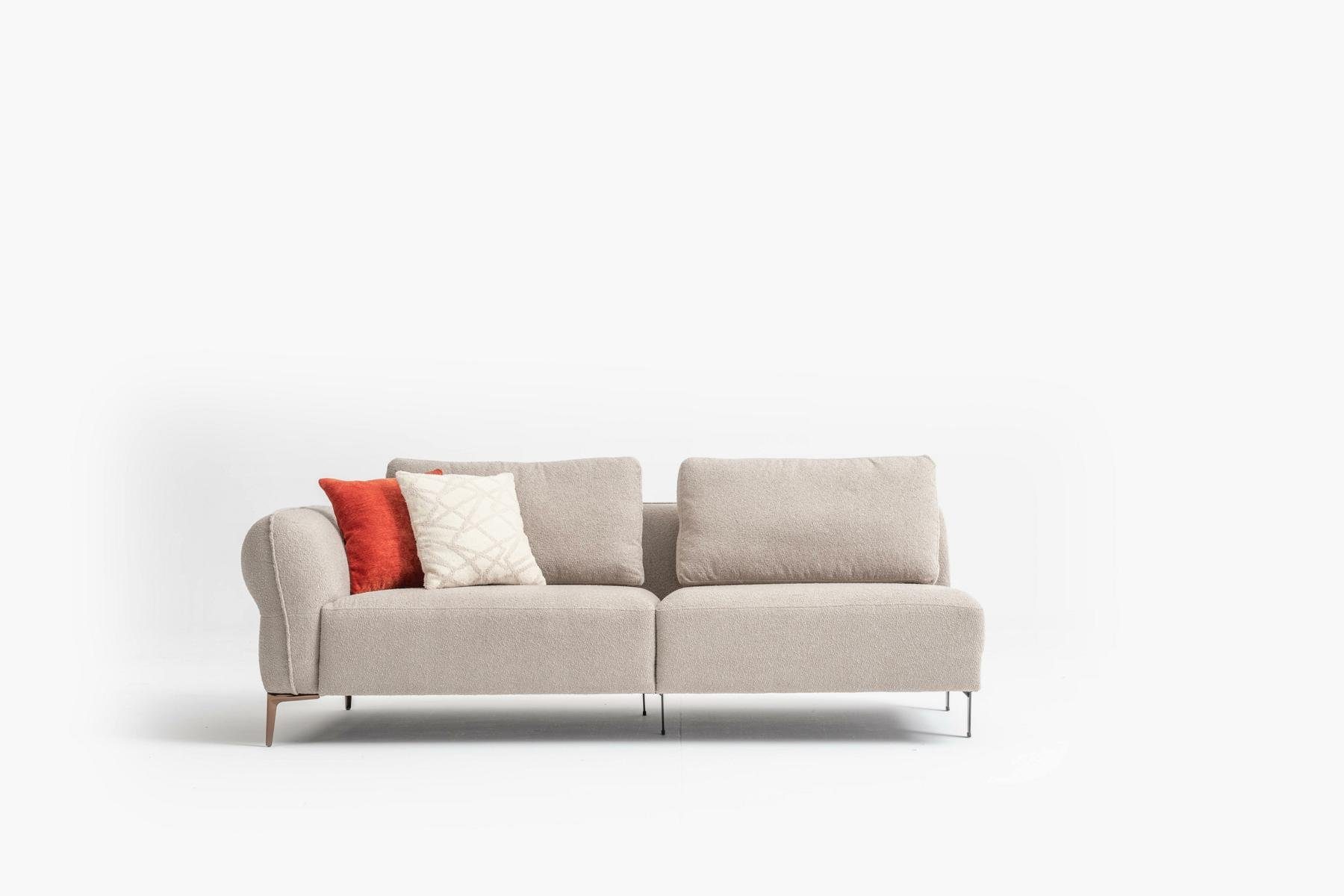 JVmoebel Big-Sofa Beige Big Sofa Couch Made Textil, in Sitzer Couchen Möbel xxl Italienische Europe 6