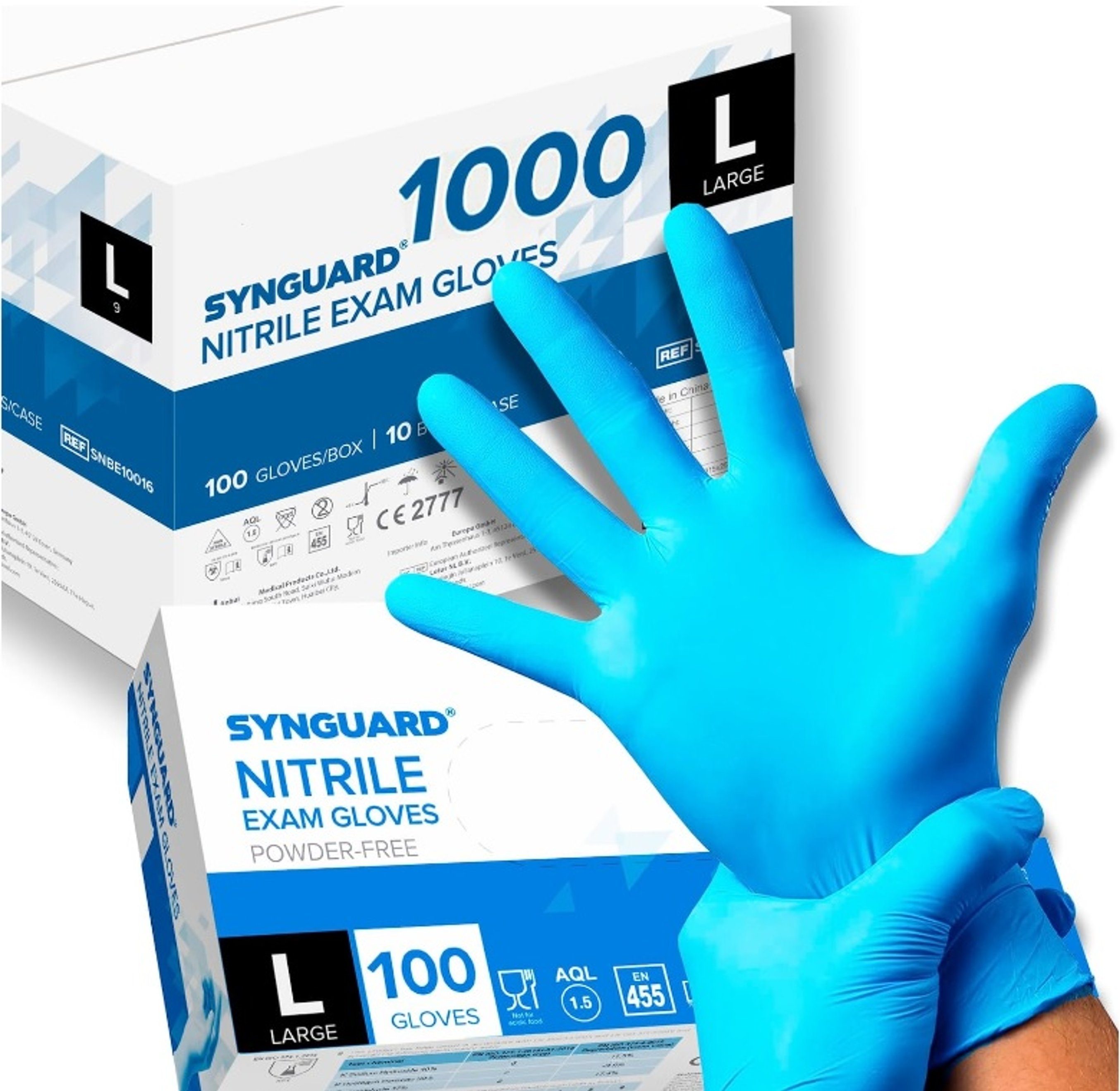 INTCO Nitril-Handschuhe Medical Einmalhandschuhe (1000 Stück) Größe M-XL