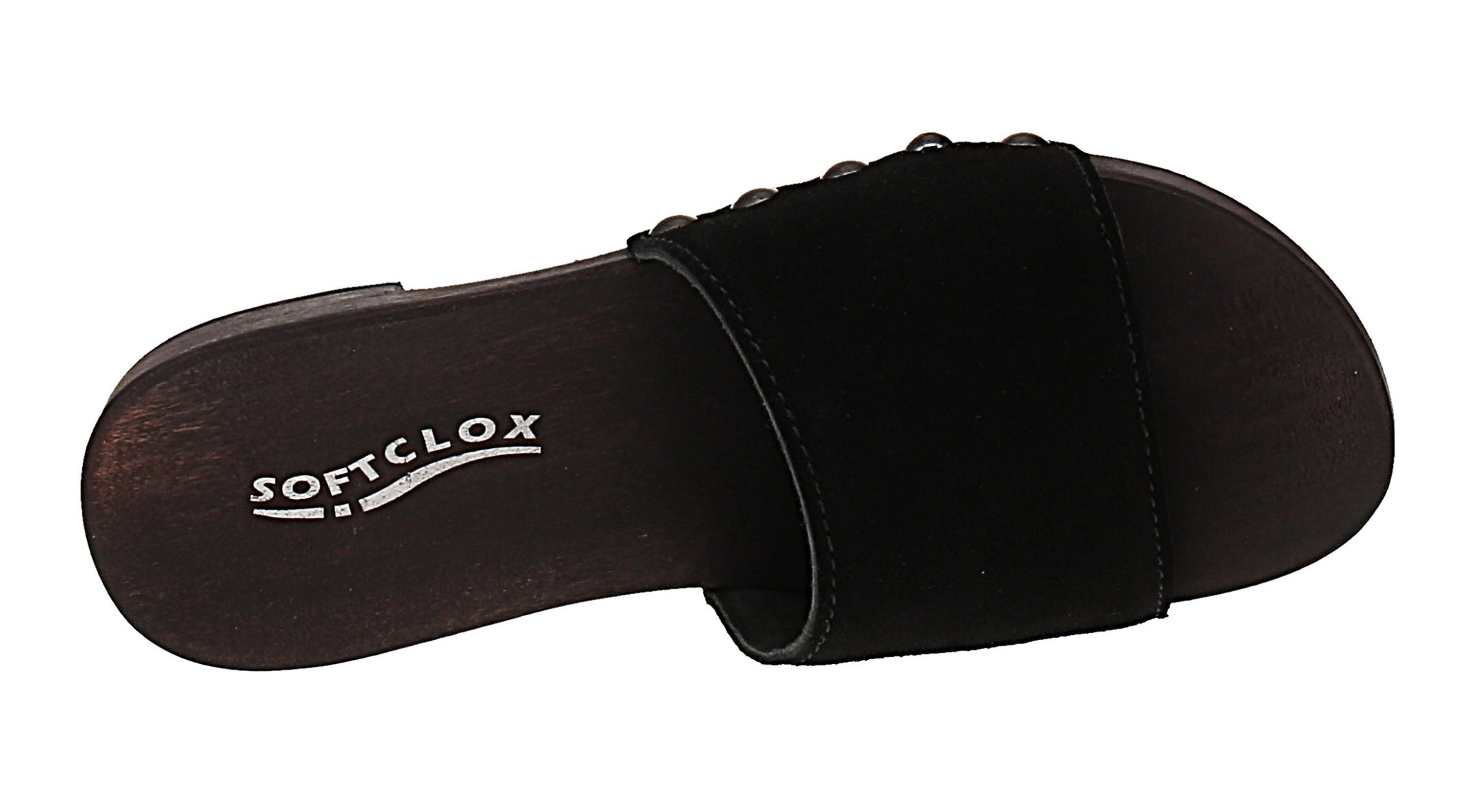 Softclox Softclox S3418 Bea Kaschmir - Damen Pantolette - 05-Schwarz Sandale
