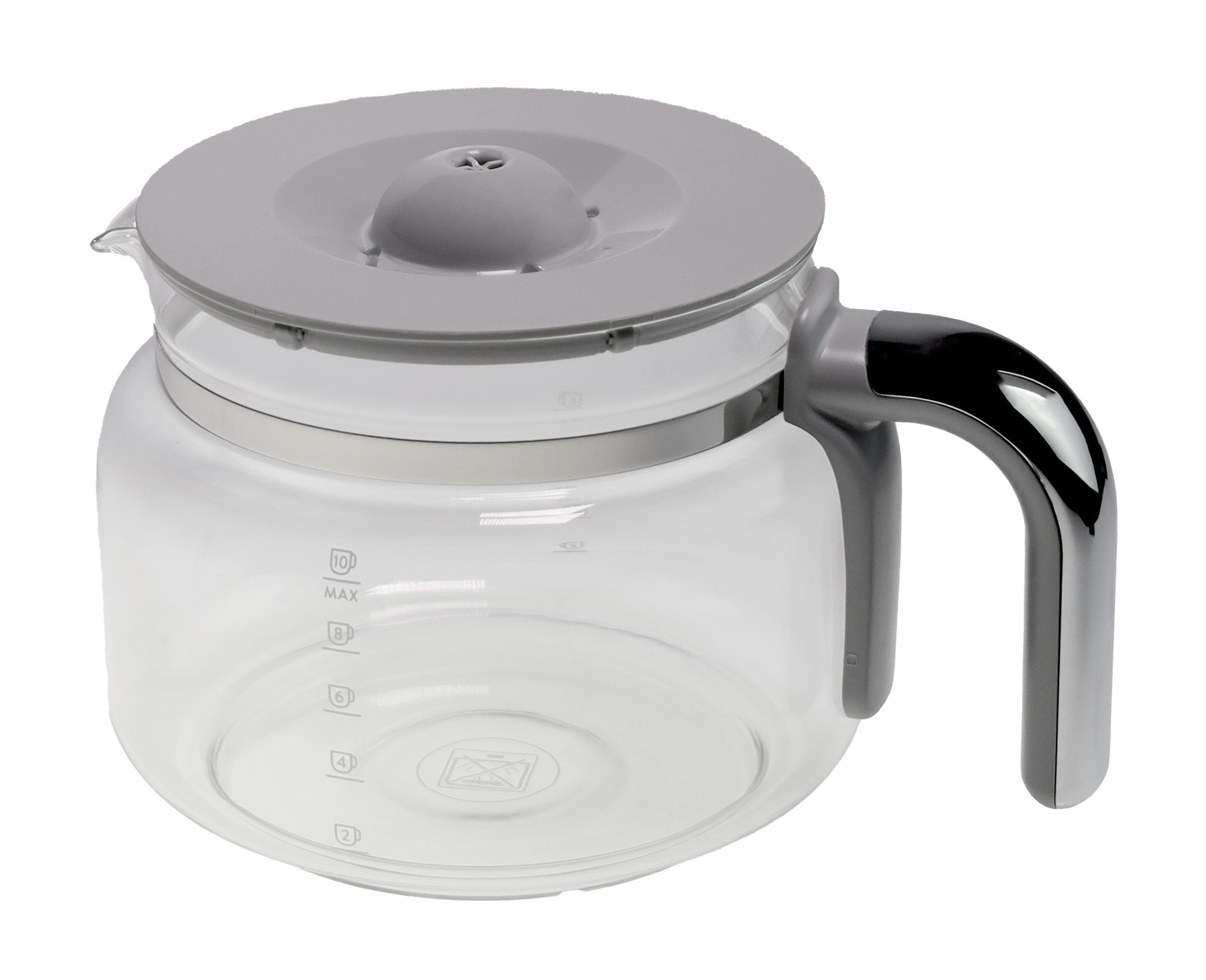 Kaffeekanne Smeg 697650076,DCGC01 Glaskanne für DCF01 DCF02 Retro Style Kaffeemasc