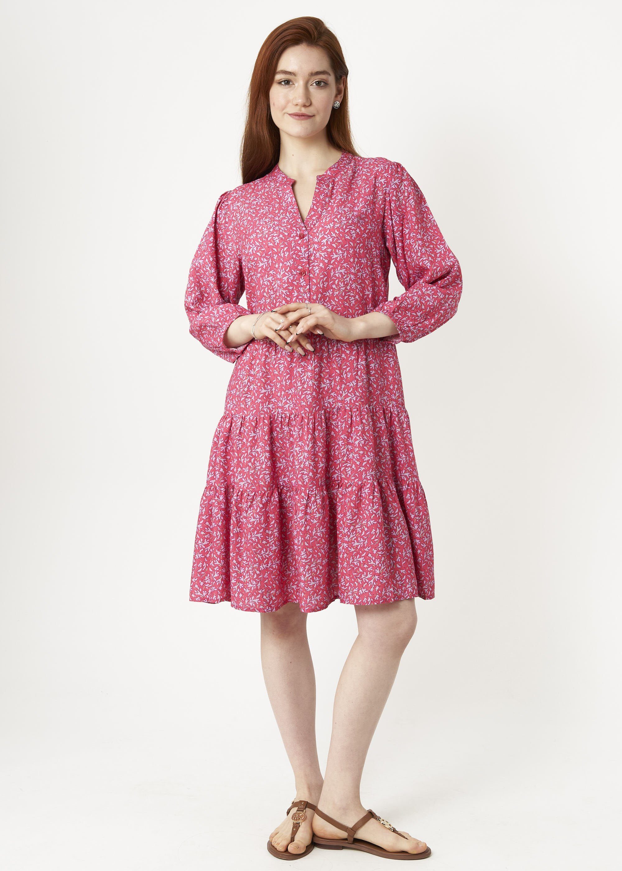 VICCI Germany A-Linien-Kleid mit fantasievollem Druck