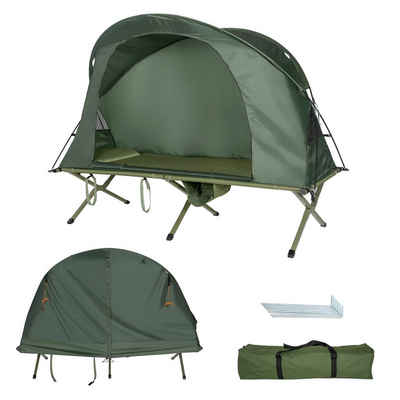 COSTWAY Kuppelzelt 2 Personen Campingzelt, Personen: 1, mit Tasche