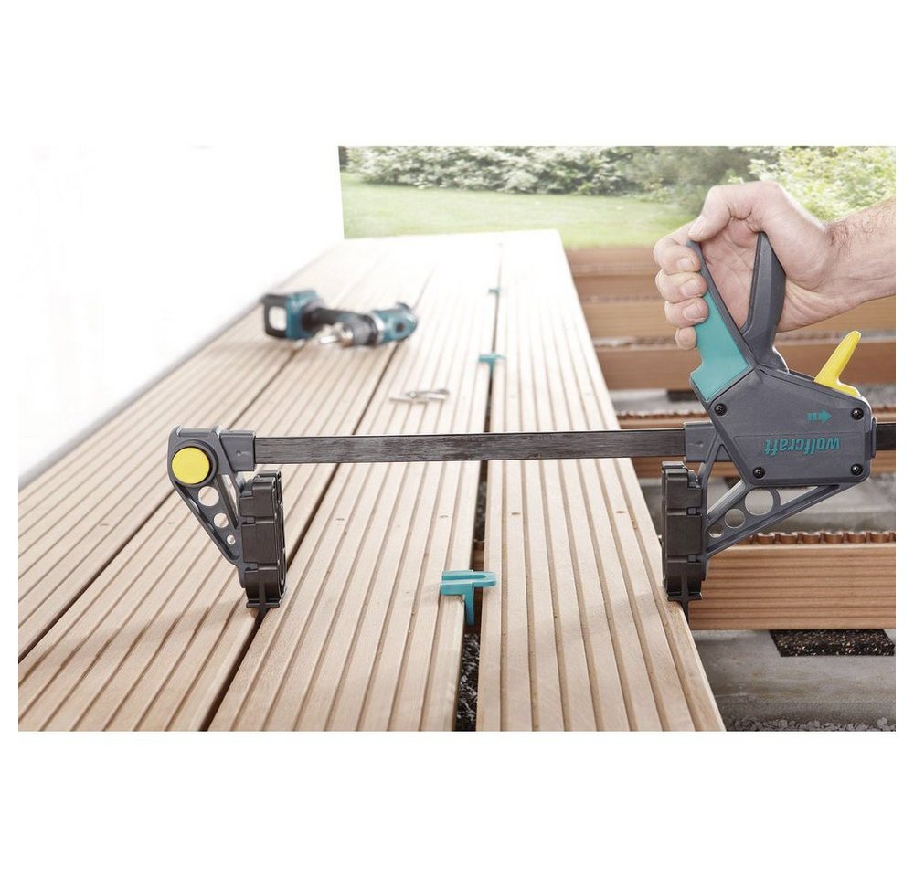 Thumbnail - Wolfcraft Schraubzwinge Montagezwinge Wolfcraft 6985000 Spann-Weite (max):450 mm