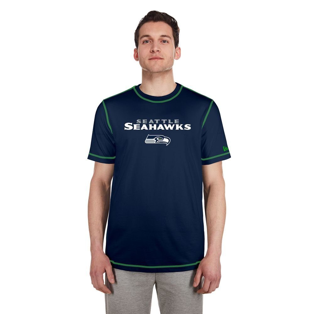 Era NFL NEU/OVP New SEAHAWKS Official Era T-Shirt 2023 SEATTLE New Print-Shirt Sideline
