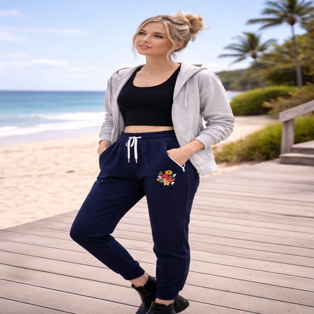 NexGenOutfits Fleecehose Damen Fleece Jogginghose Bequem, Warm & Lässig für Alltag & Freizeit (1-tlg) Ultraweiche Damen Jogginghose – Warm, Bequem & Flex