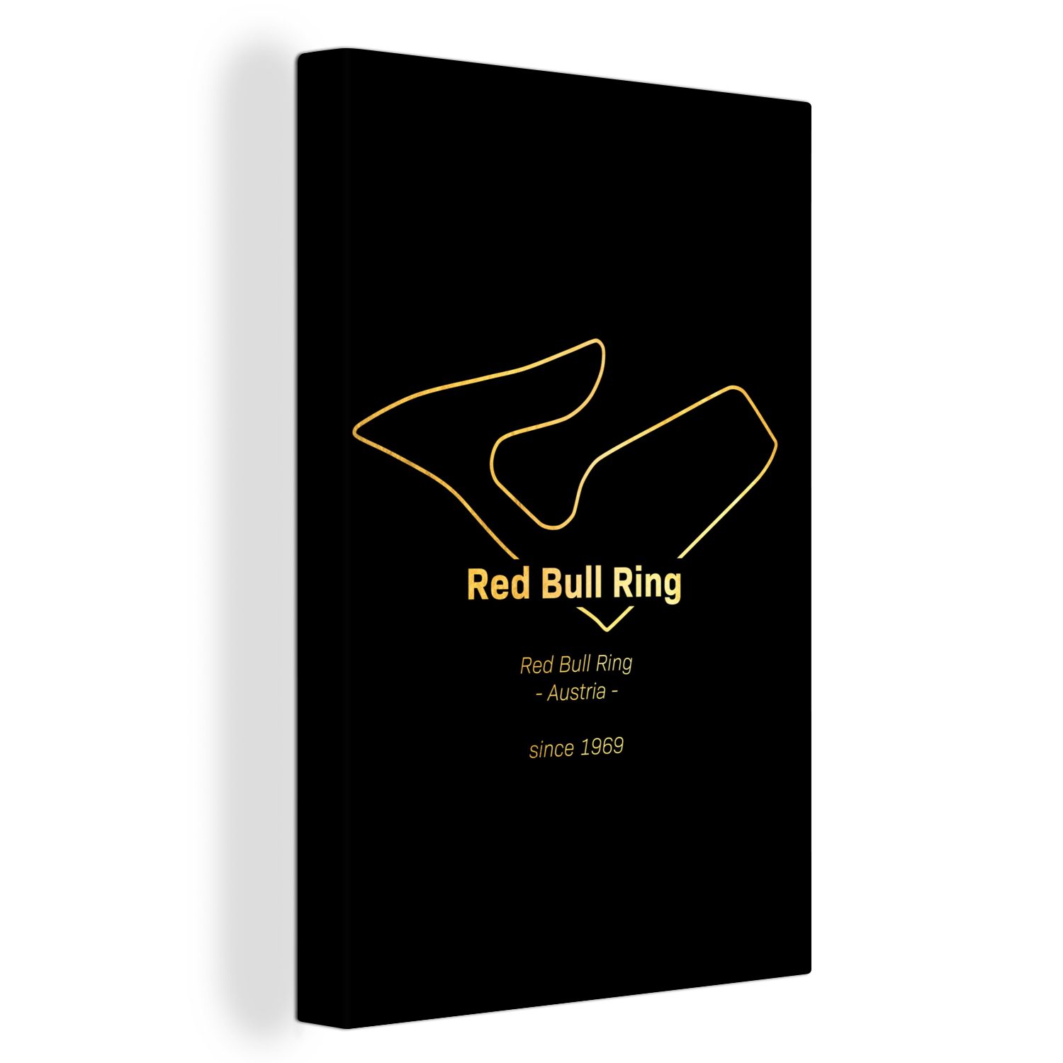 OneMillionCanvasses® Leinwandbild Red Bull Ring - Formel-1-Rennstrecke, (1 St), Leinwandbild fertig bespannt inkl. Zackenaufhänger, Gemälde, 20x30 cm