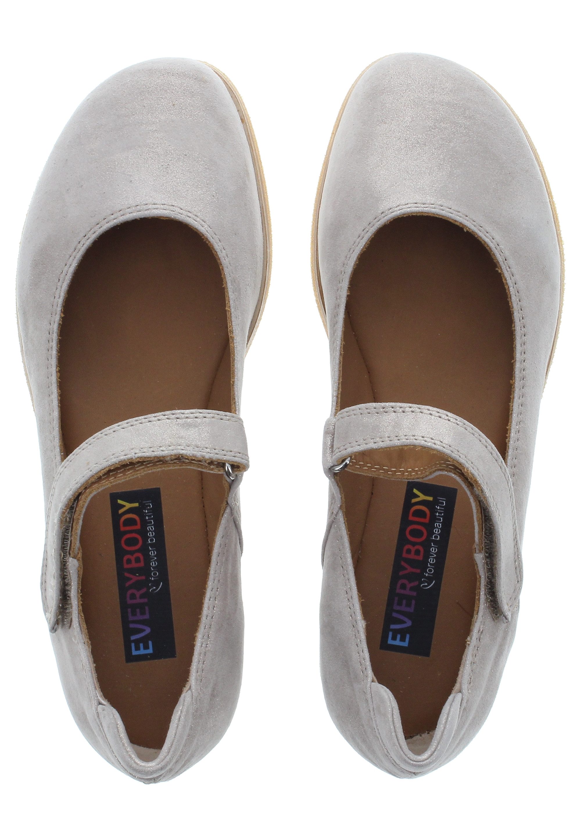 Everybody MORUS - Riemchenballerina mit flachem Absatz Ballerina