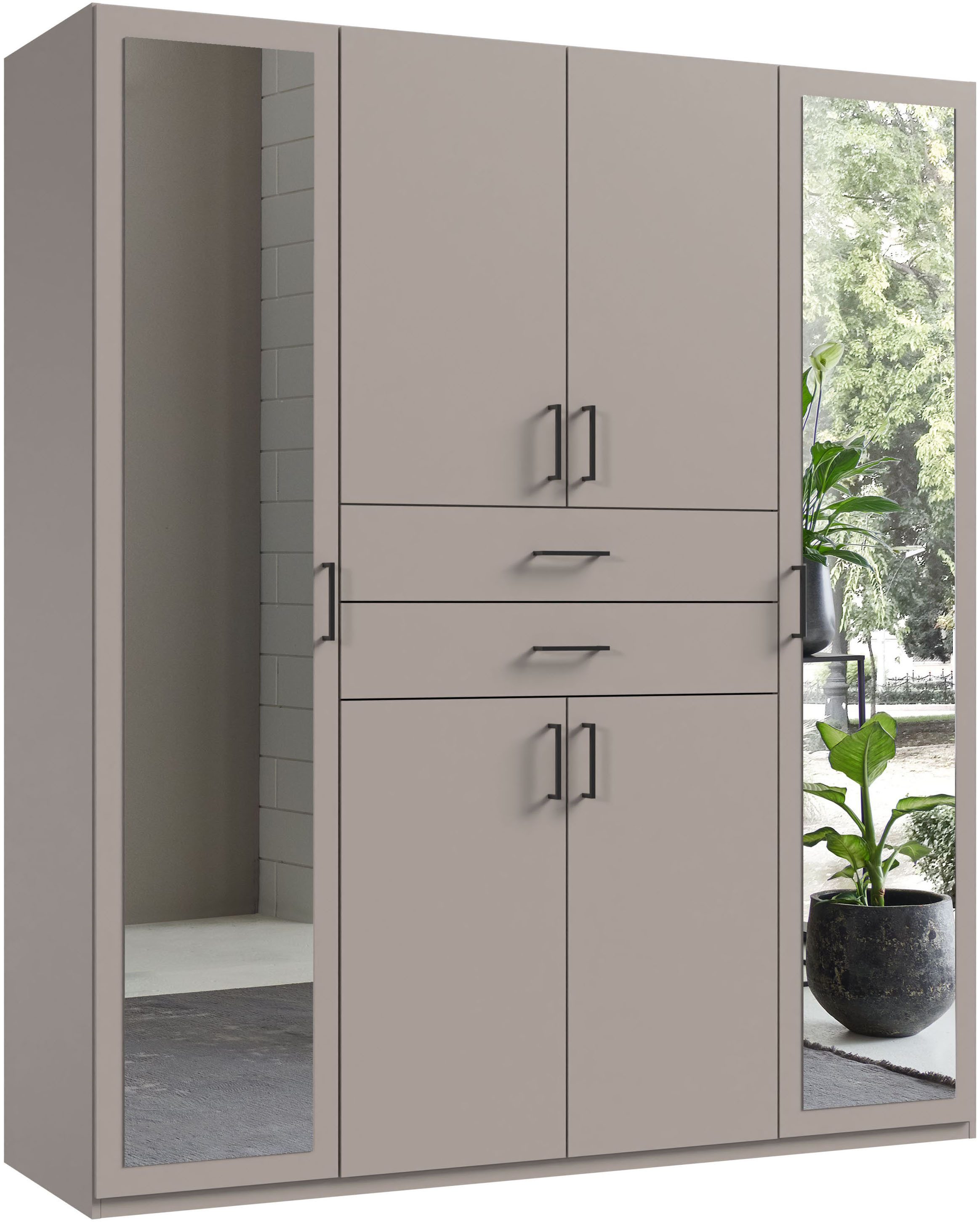 Wimex Kleiderschrank Diver Drehtürenschrank mit Spiegel, 180, 225 o. 270cm günstig online kaufen