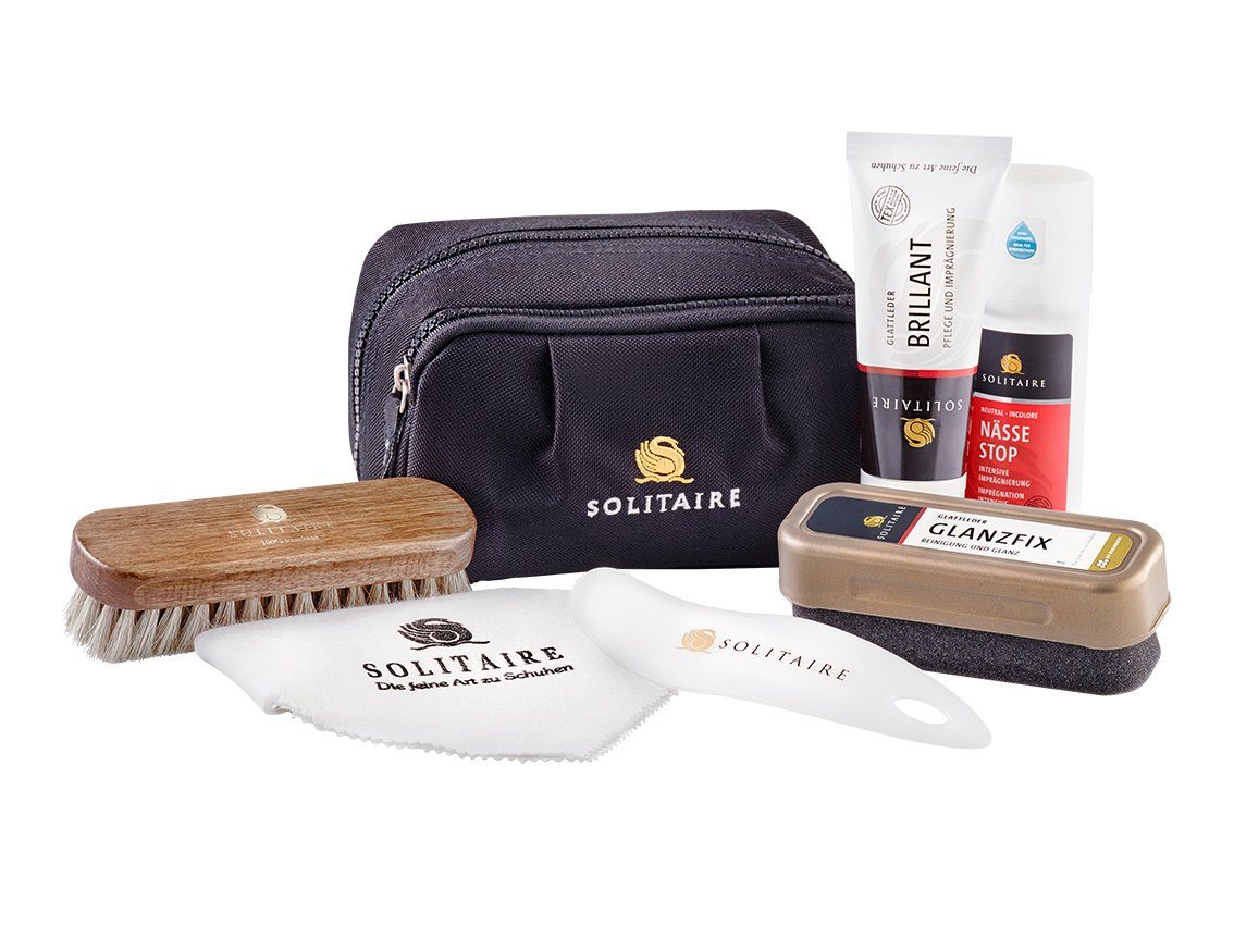 Solitaire Reinigungs-Set Travel Set - der perfekte Begleiter für Camping und Urlaub, (7-St)