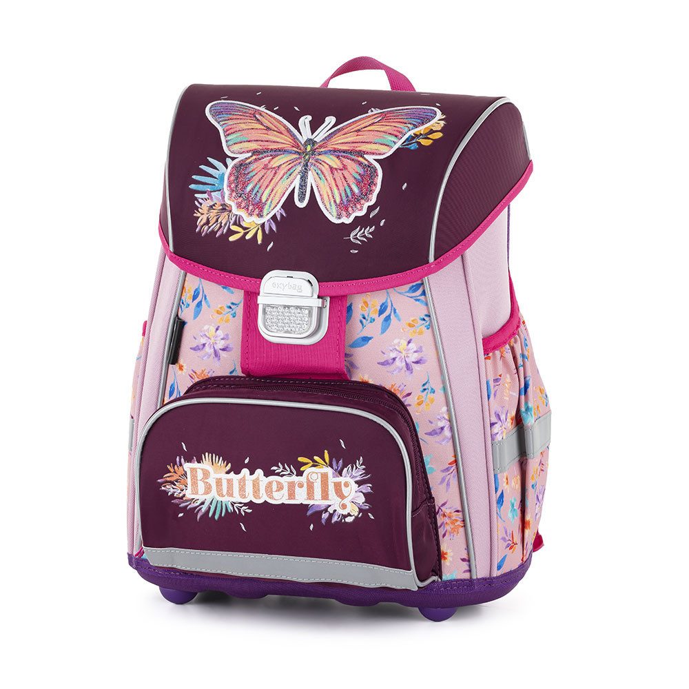 OXYBAG Schulranzen 1.Klasse Mädchen in unterschiedlichen Sets (5-tlg)