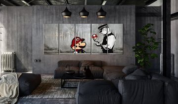 Artgeist Wandbild Mario Bros on Concrete