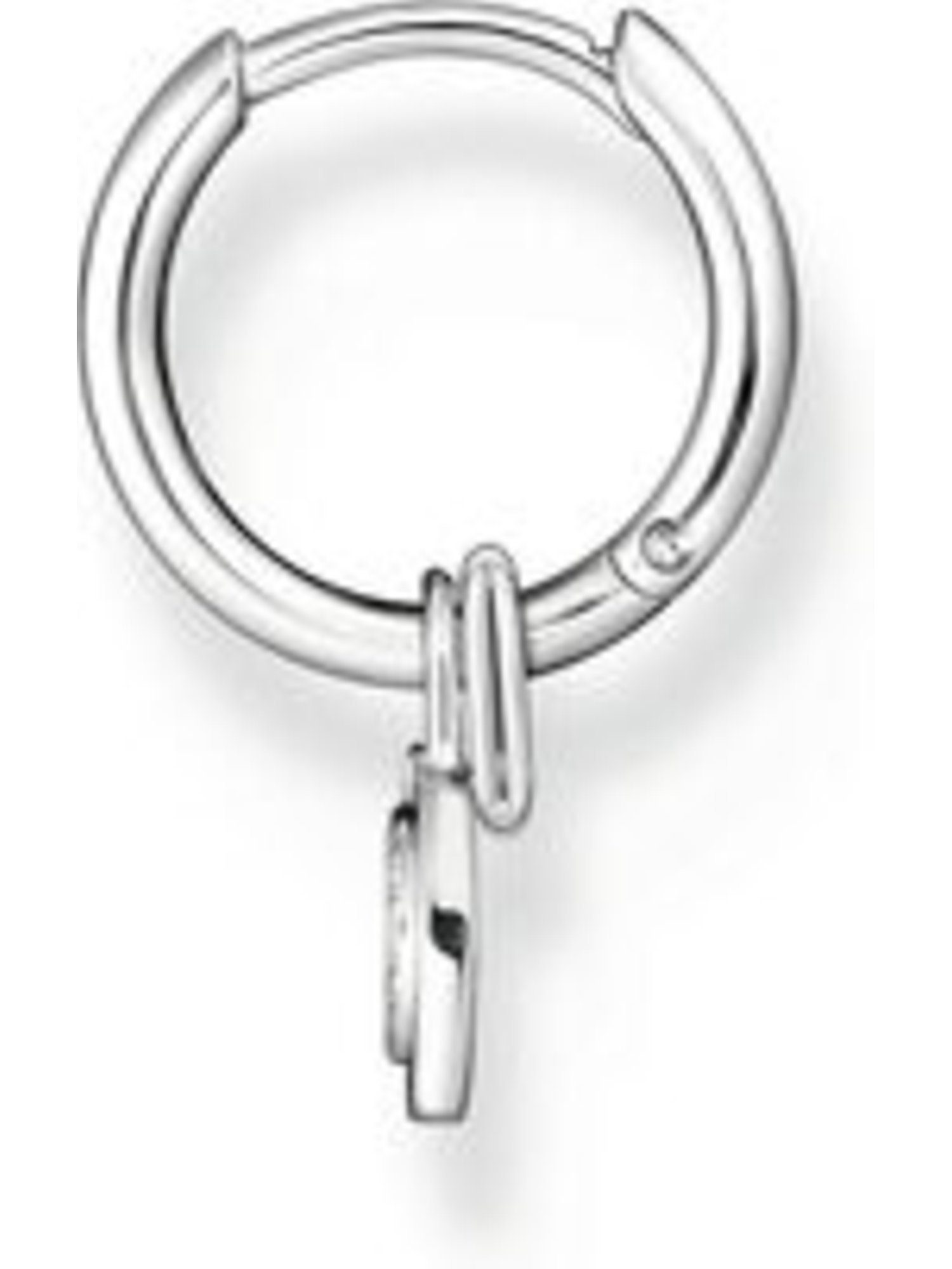 THOMAS SABO Paar Creolen Thomas Sabo Damen-Creolen 925er Silber Zirkonia (Paar), Carrier