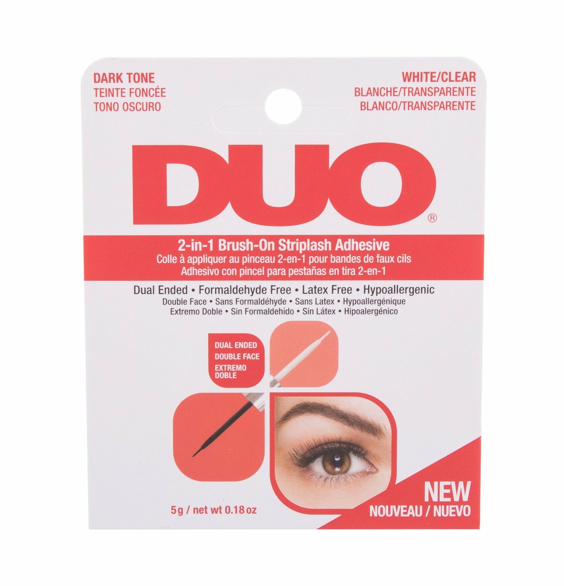 ARDELL Wimpernkleber Duo 2 in 1 Pinsel auf Striplash Kleber