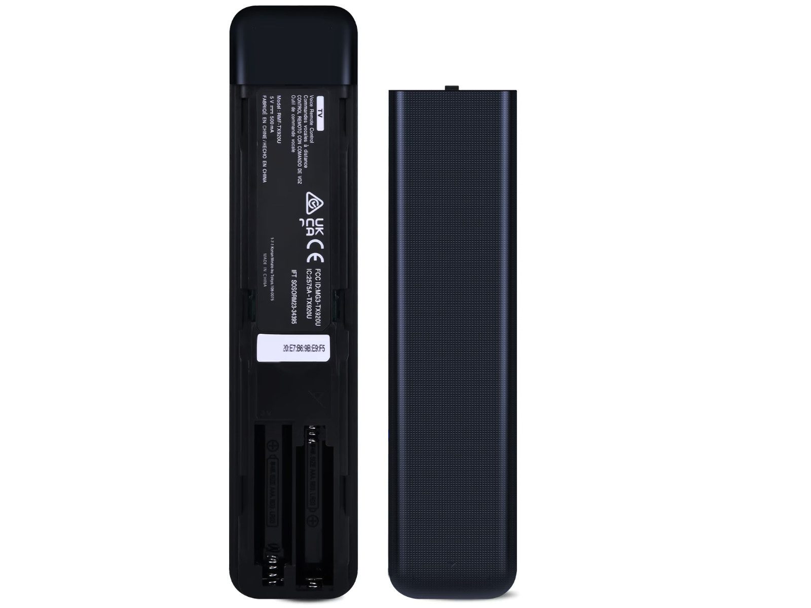 azurano Ersatz für SONY RMF-TX920U, 101955411, RMF-TX820U, 101955911, Universal-Smart-TV-Fernbedienung (Bluetooth, Sprachsteuerung, Sprachsuche, Tastenbeleuchtung)
