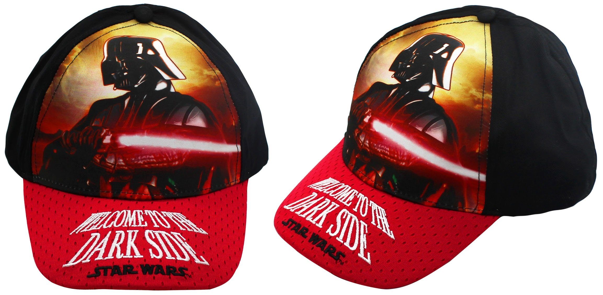 Sun City Baskenmütze Kappe Star Wars "Welcome To The Dark Side" Schwarz 54
