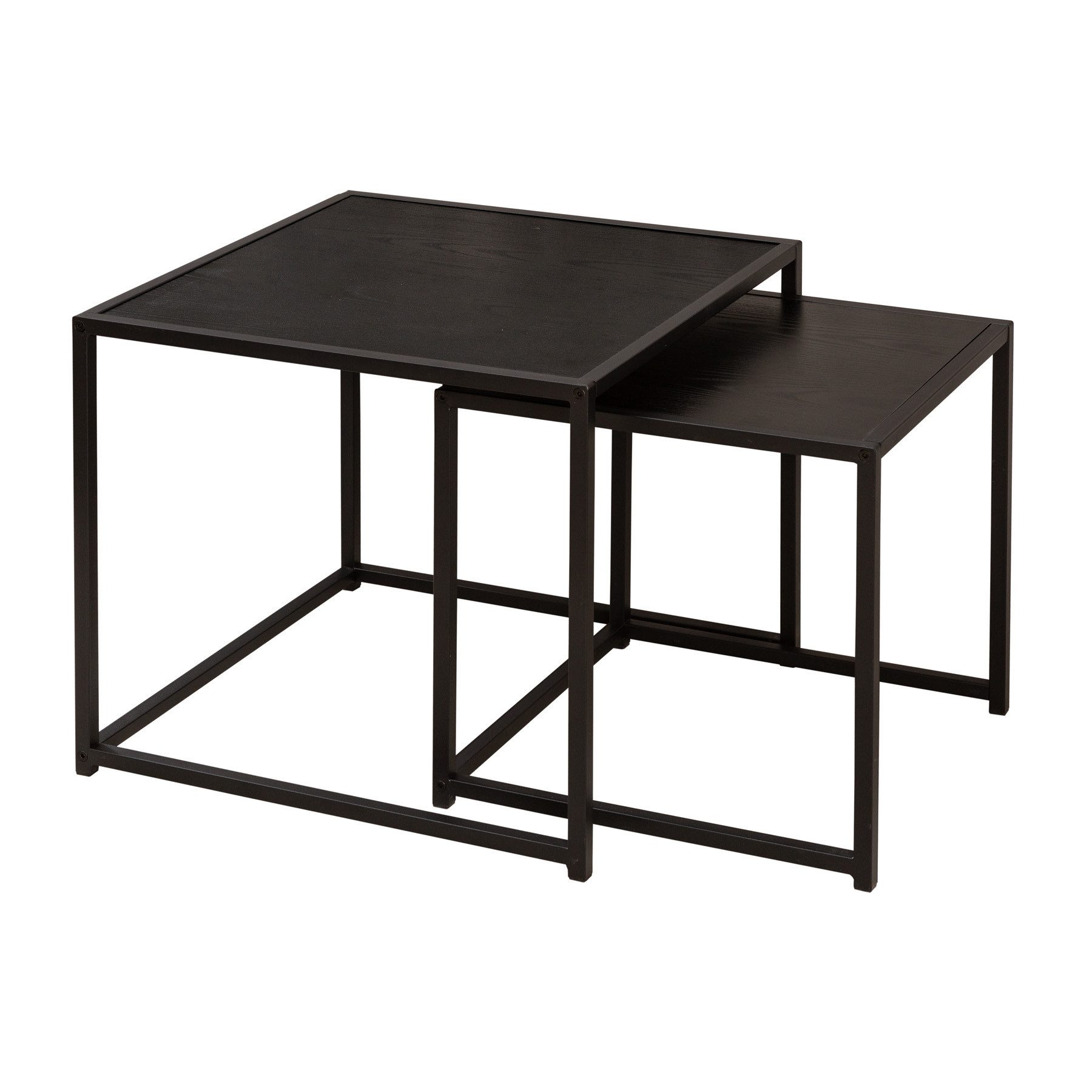 riess-ambiente Beistelltisch SLIM LINE 50cm schwarz (Set, 2-St), Wohnzimmer günstig online kaufen