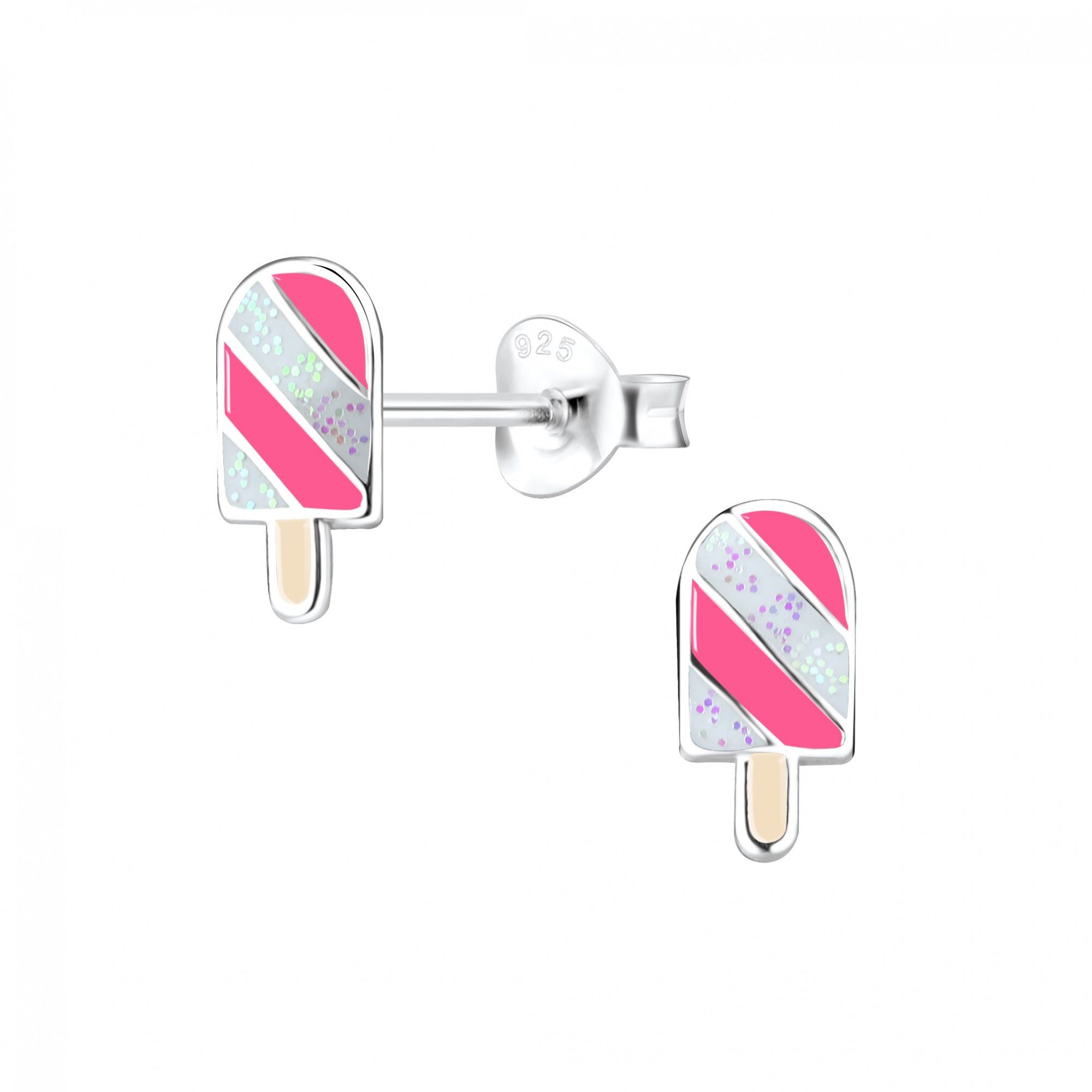 ALEXANDER YORK Paar Ohrstecker EISSTIEL, 2-tlg., 925 Sterling Silber