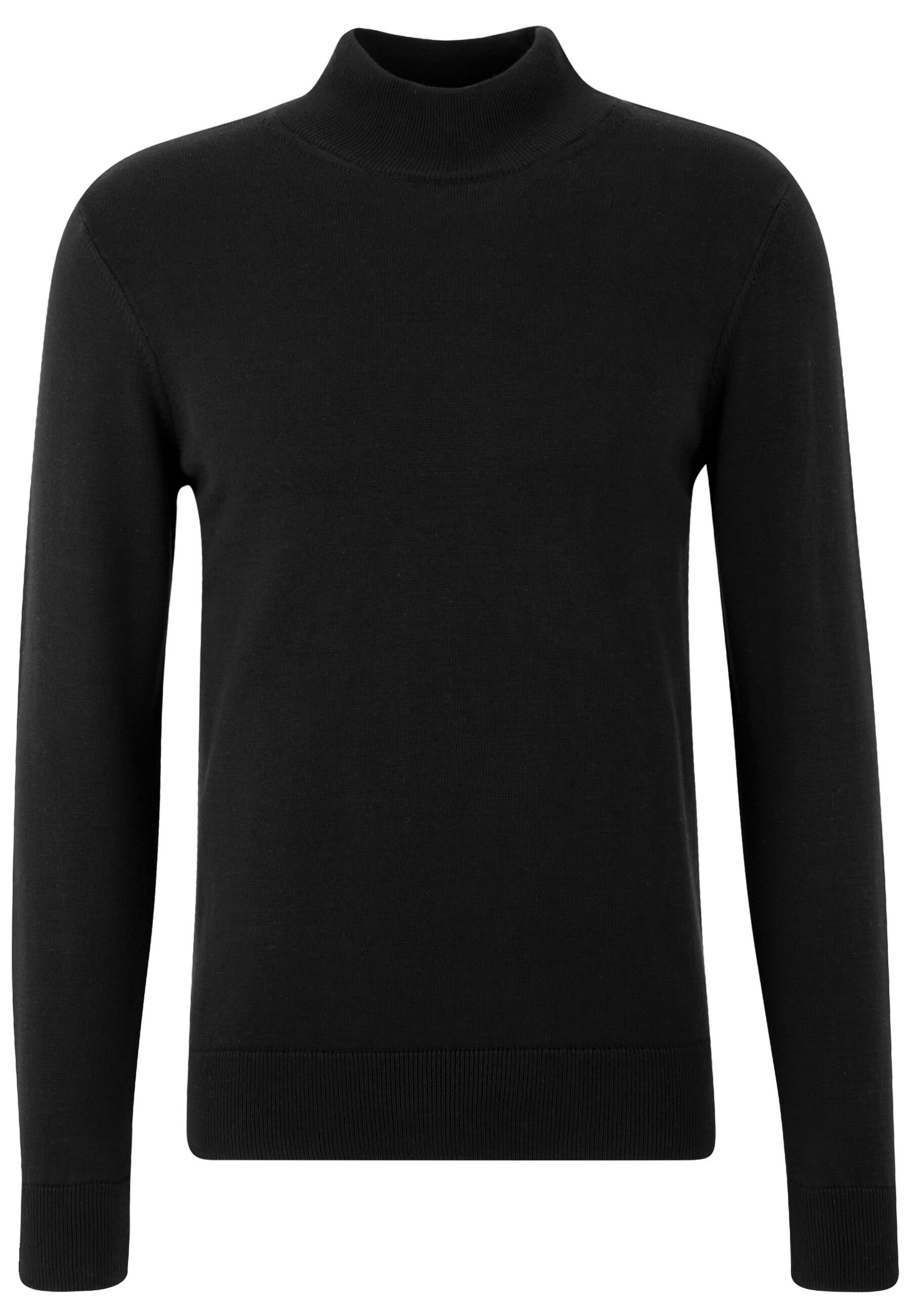 SteffenKlein Stehkragenpullover Mit geripptem Turtleneck günstig online kaufen