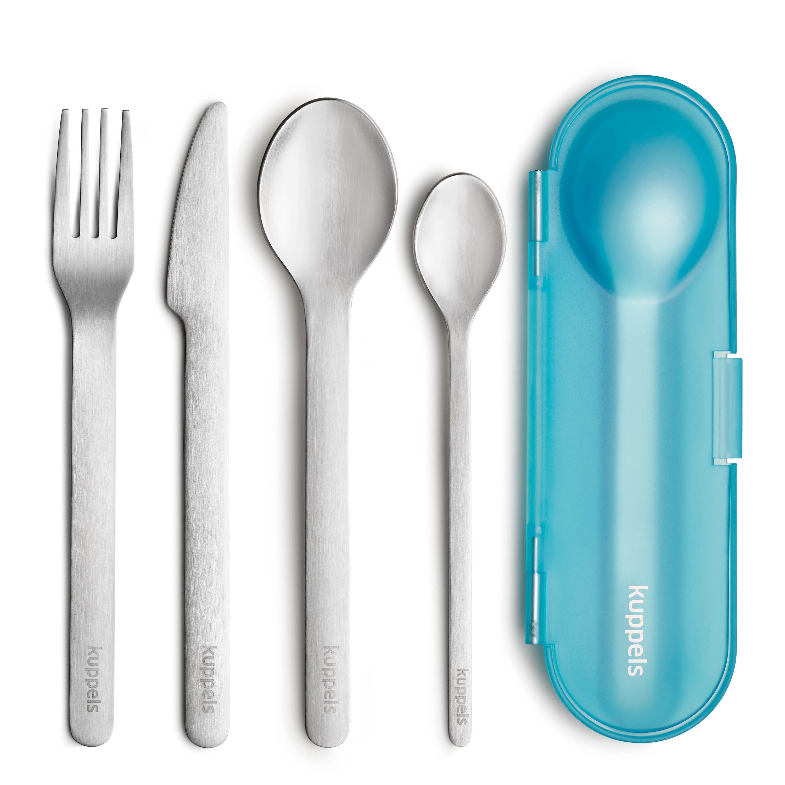 Kuppels Besteck-Set 2GO (4-tlg), 1 Personen, Edelstahl Rostfrei 18/0, spülmaschinenfest