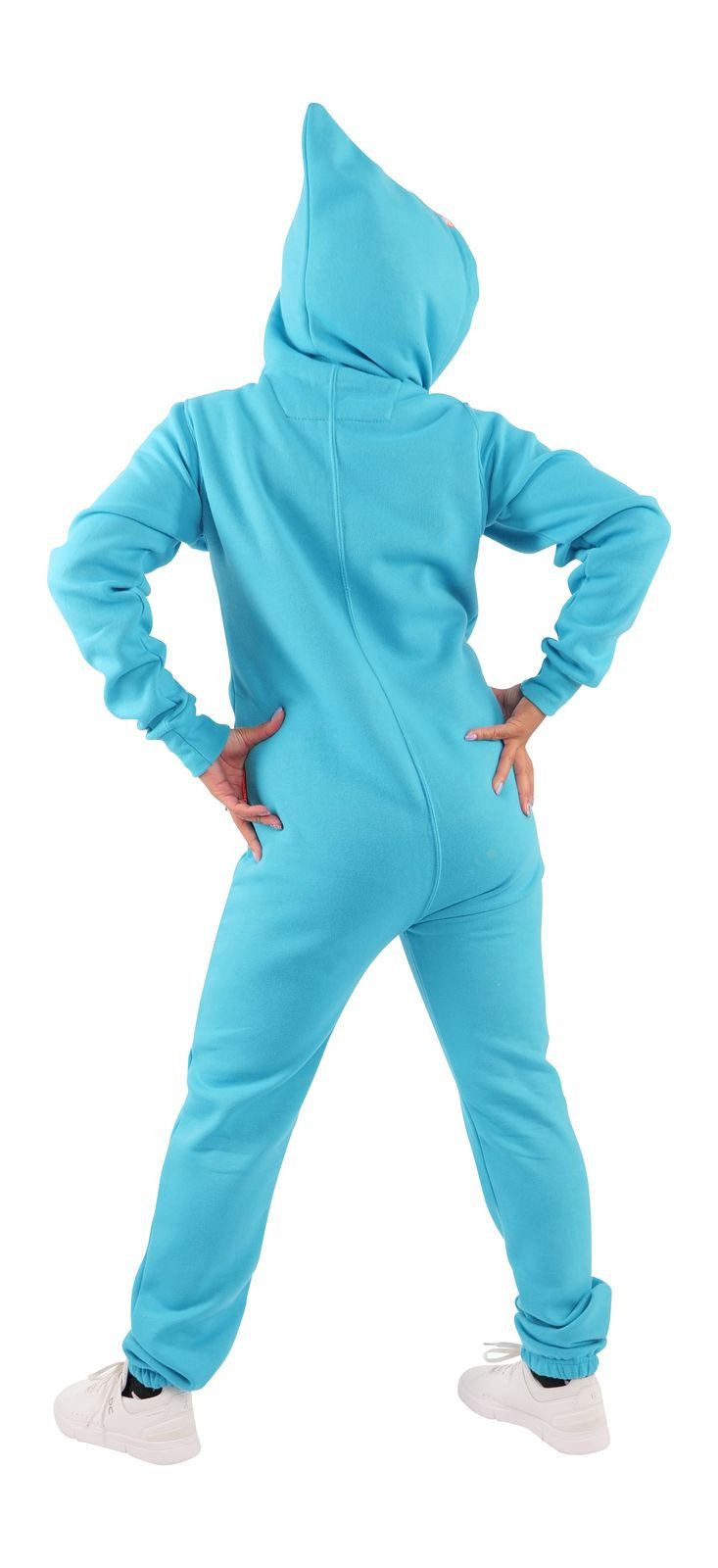 O'Poppy Jumpsuit Damen türkis (1-tlg) mit Kapuze und Eingrifftaschen günstig online kaufen