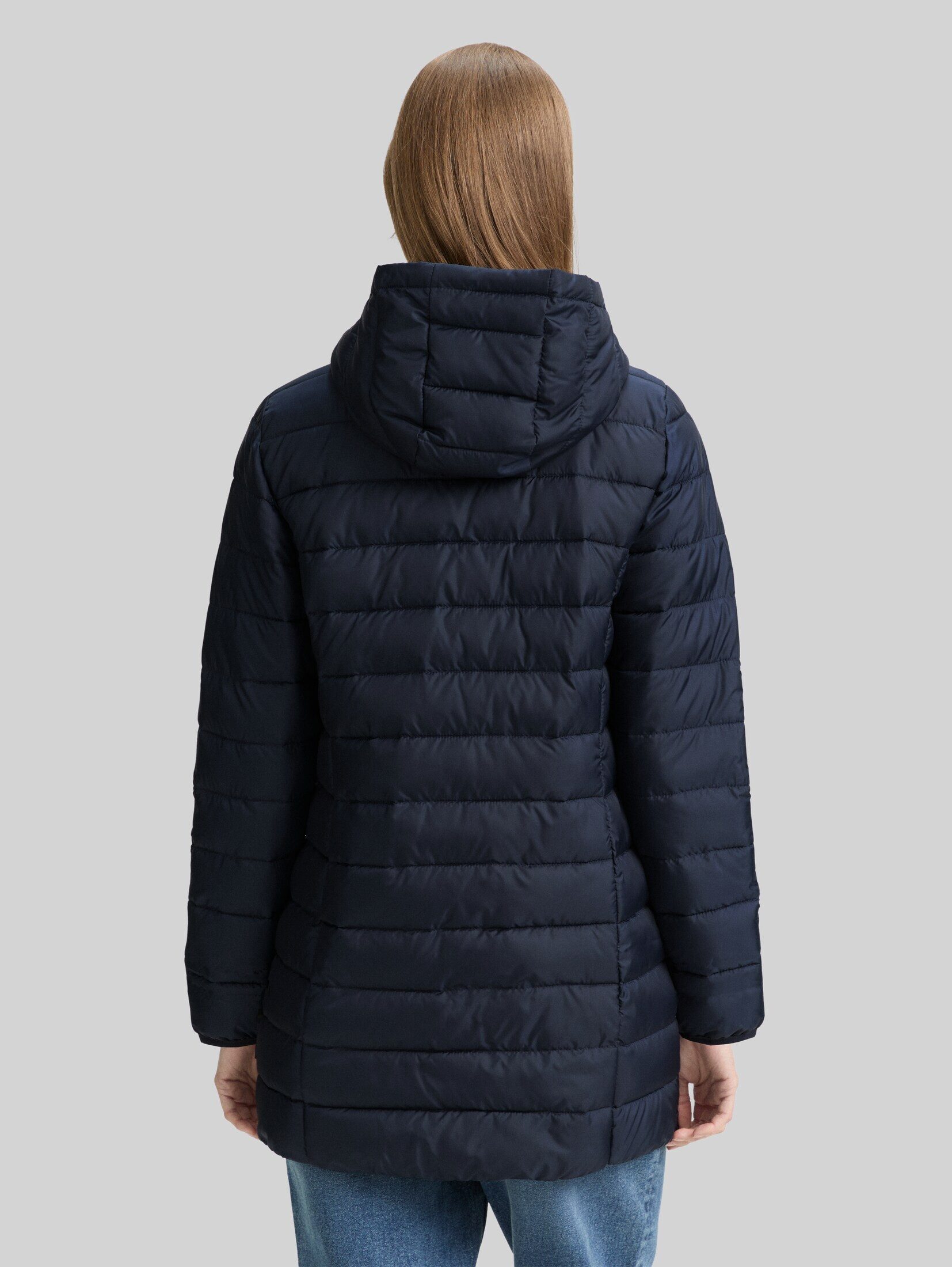 TOM TAILOR Denim Steppmantel Jacken Lightweight Steppmantel mit Kapuze