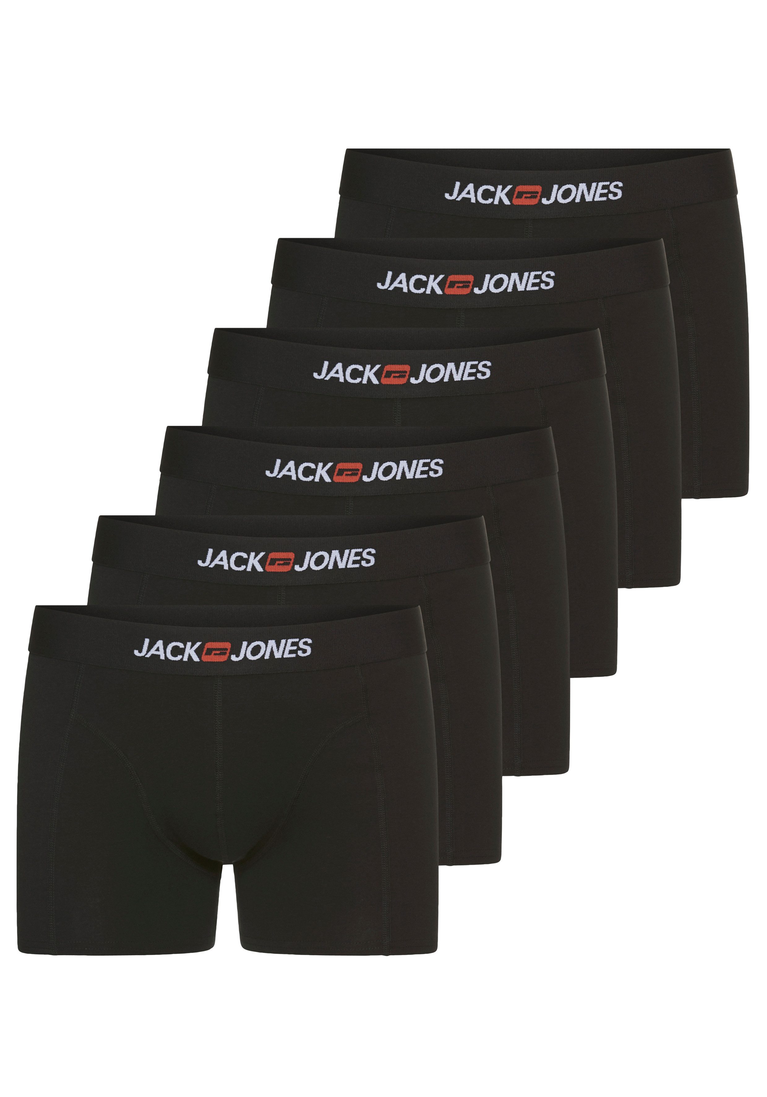 Jack & Jones Trunk JACOLD – Boxershorts mit farbigem Bund im 6er-Pack (Pack günstig online kaufen