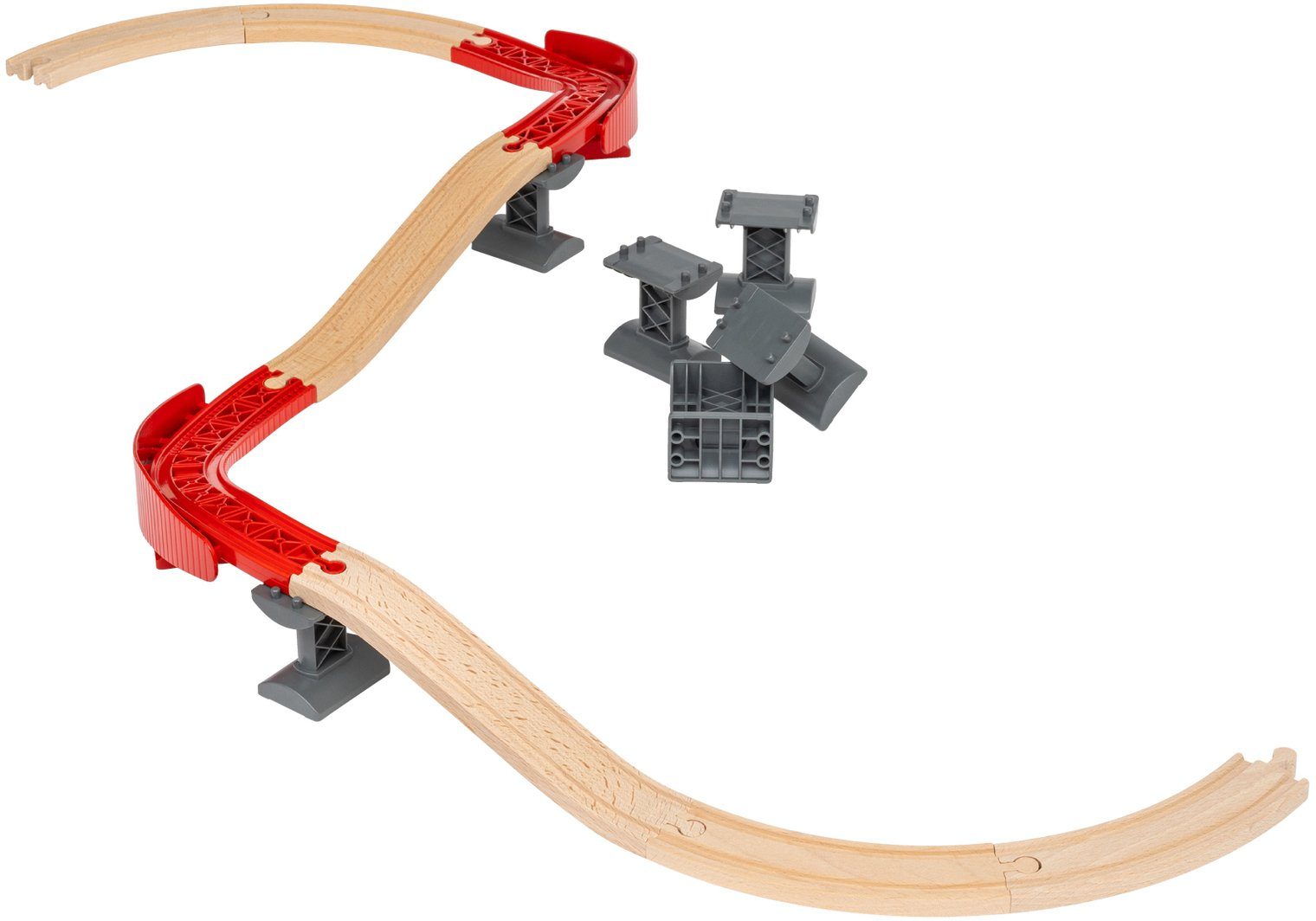 BRIO® Schienenerweiterungs-Set BRIO® WORLD, Schienenpaket Berg und Tal