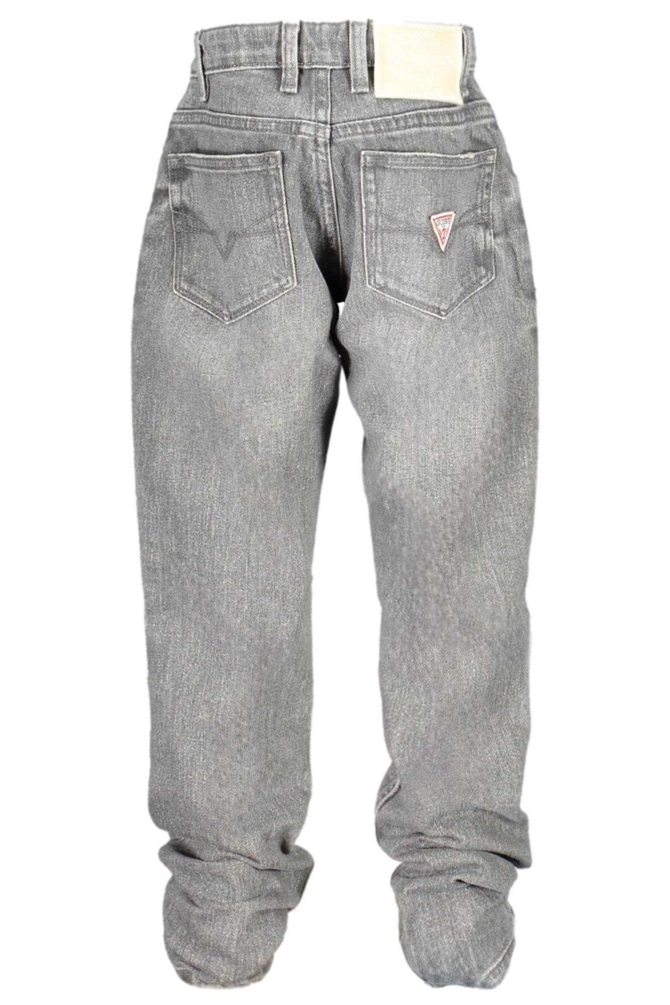 GUESS JEANS 5-Pocket-Jeans Graue Kinderjeans mit 5 Taschen und verstellbarem Gummizug